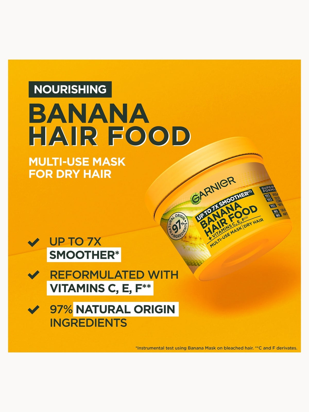 Garnier Hair Food Multi-Use Mask, Nourishing Banana, For Dry Hair 400ml 4