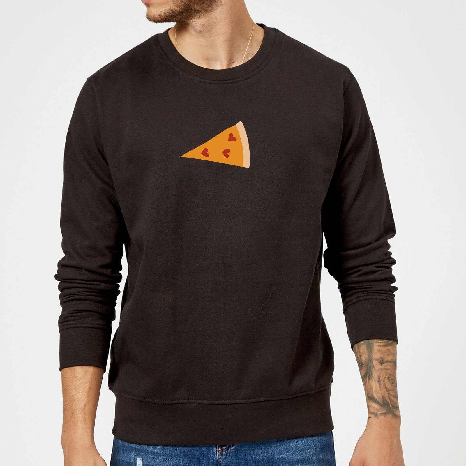 Pizza Part Sweatshirt - Black - S - Black