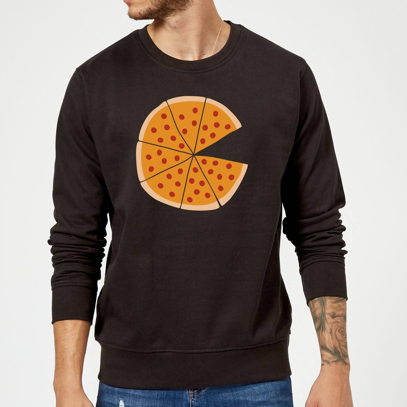 Pizza Missing Sweatshirt - Black - L - Black