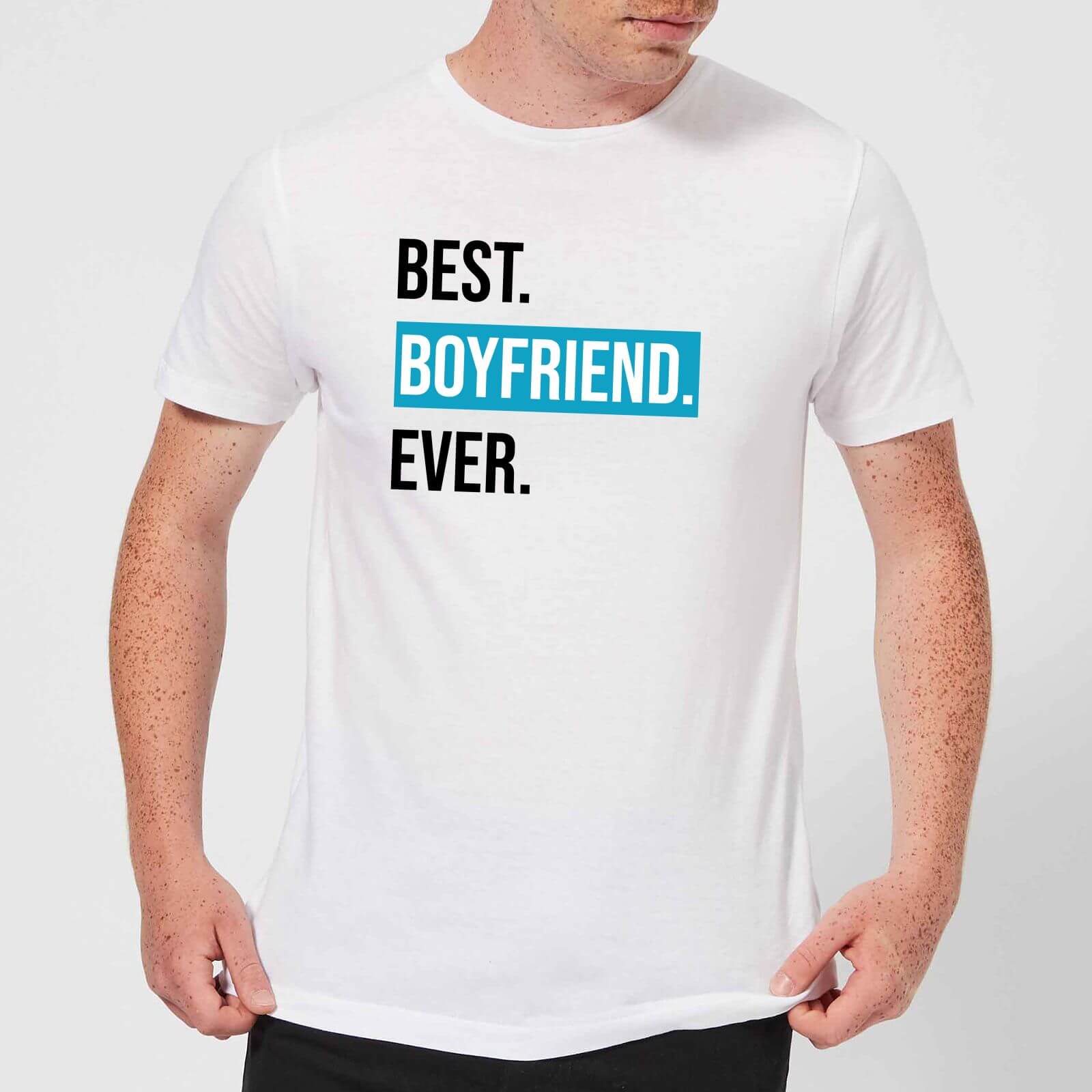 Best Boyfriend Ever Men's T-Shirt - White - S
