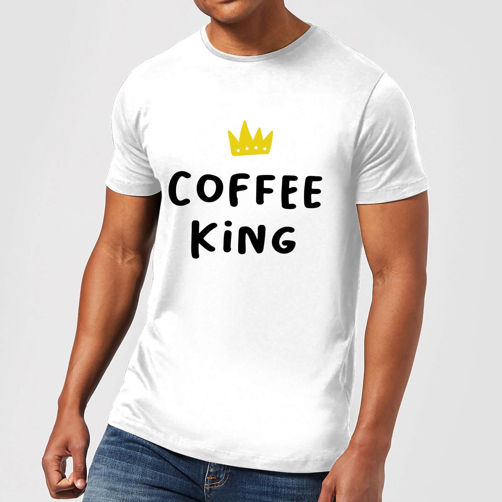 Coffee King Men's T-Shirt - White - XS - White