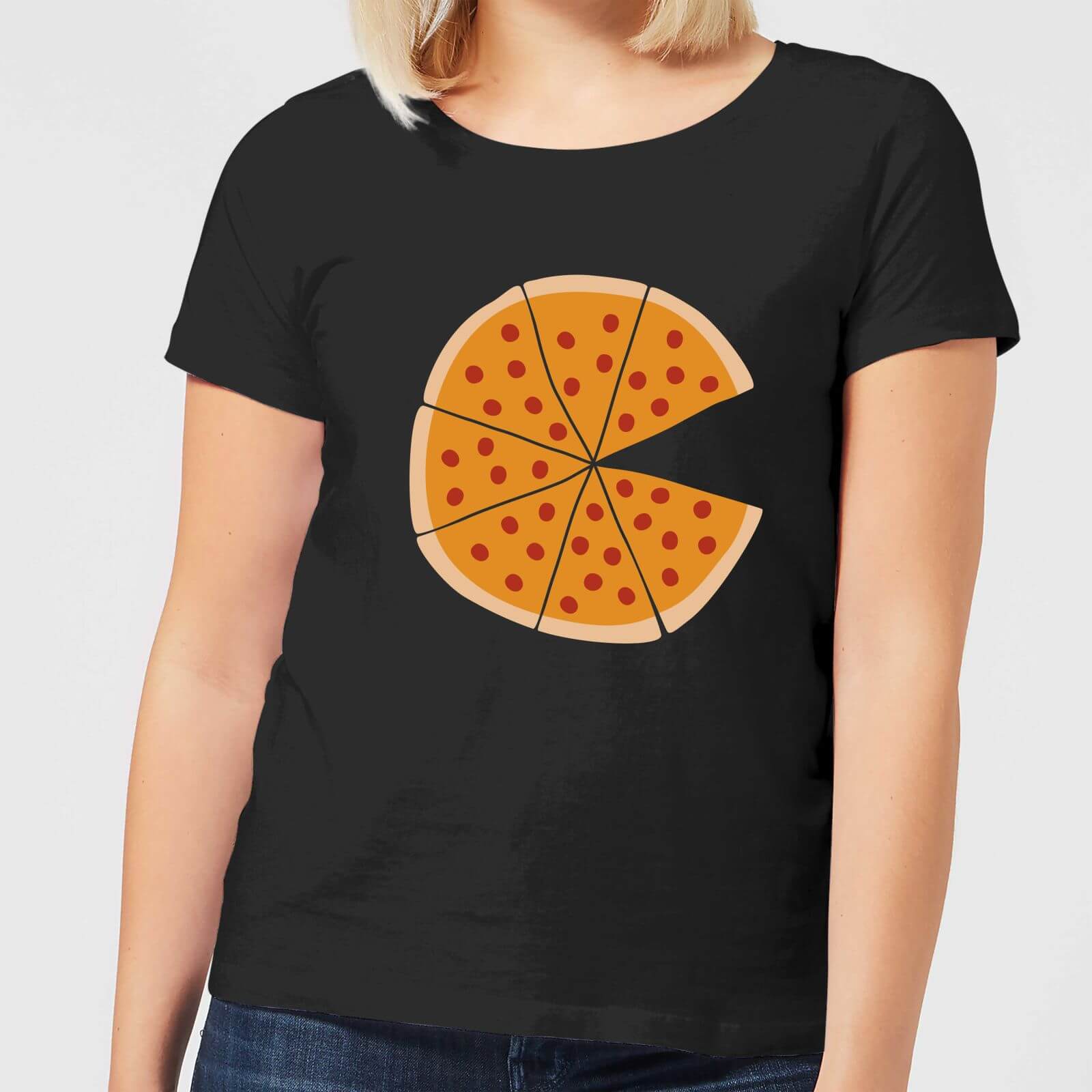 Pizza Missing Women's T-Shirt - Black - M