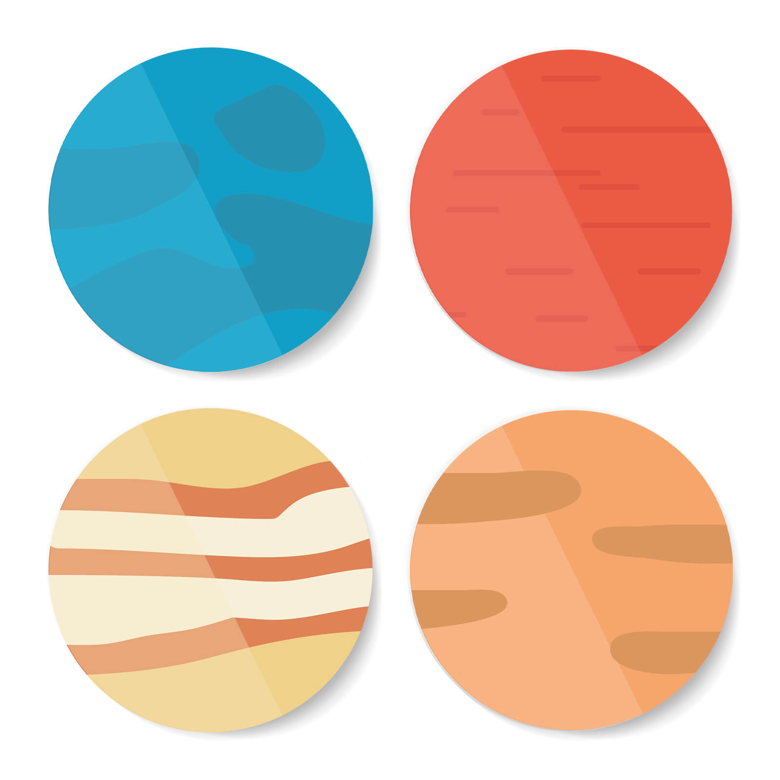 Planets Coaster Set