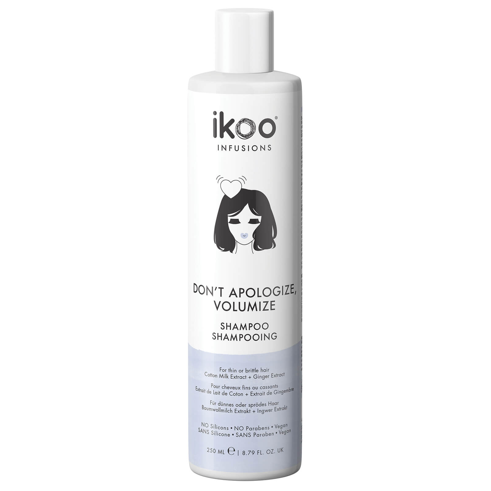 

ikoo Shampoo - Don't Apologize, Volumize 250ml