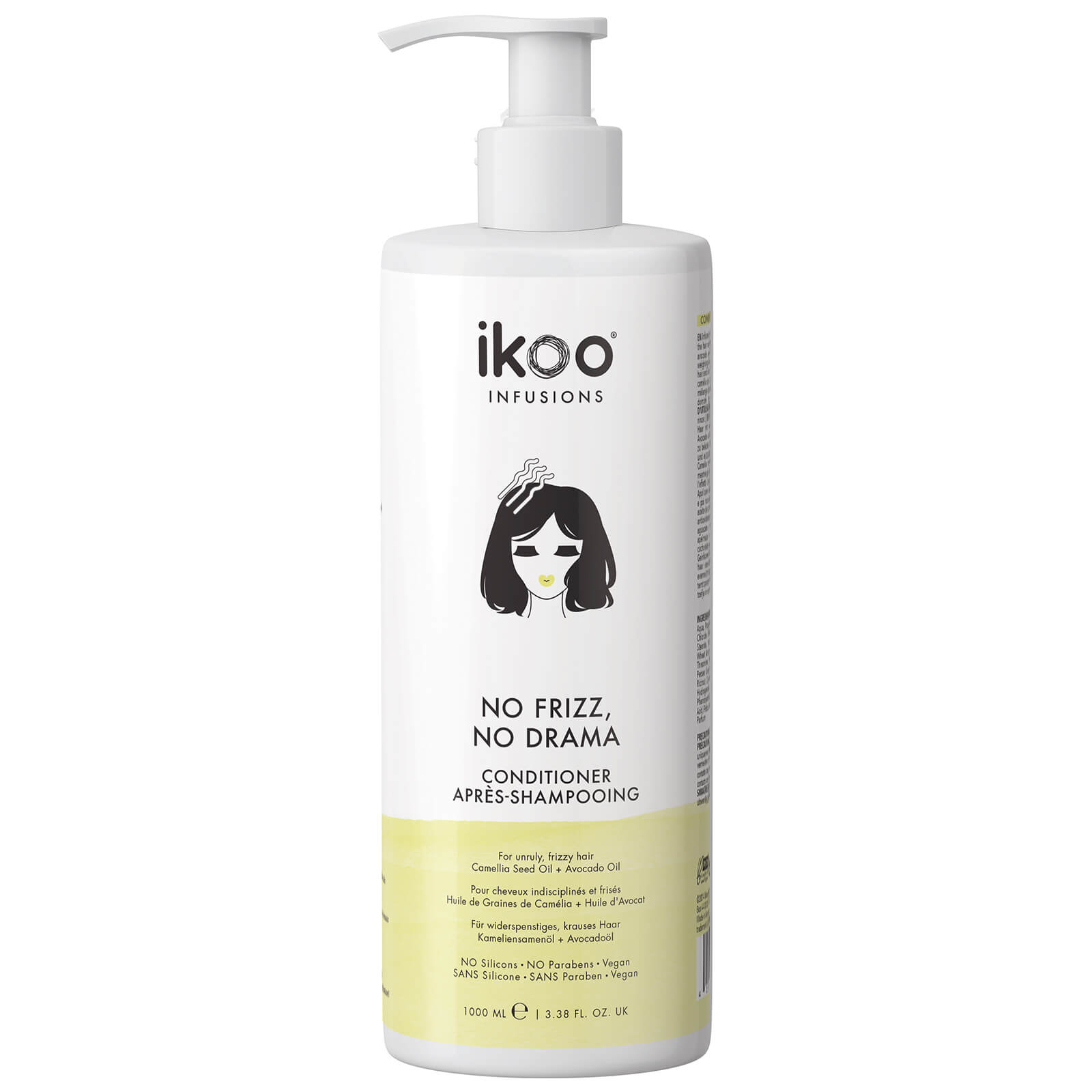 ikoo Conditioner - No Frizz, No Drama 1000ml