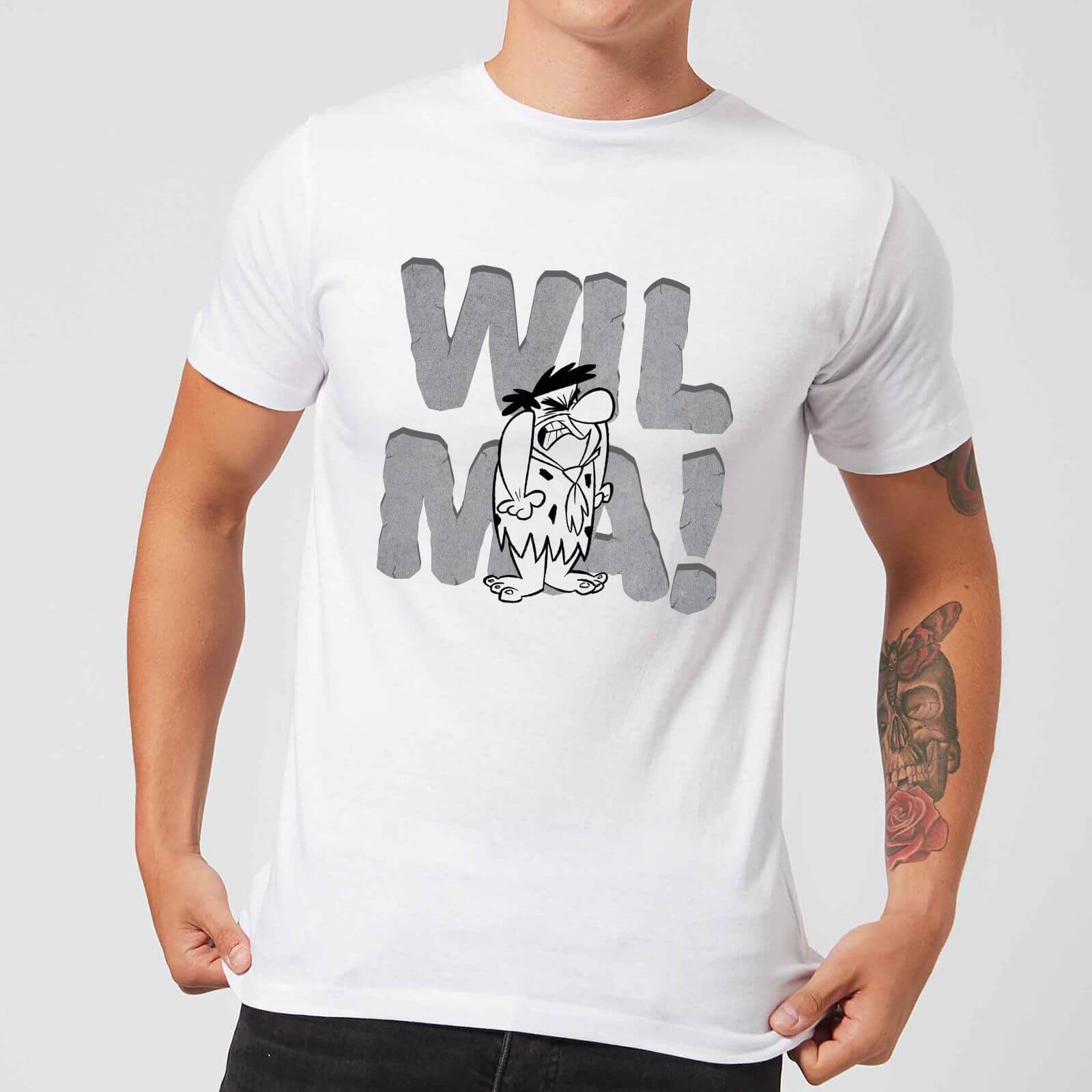 The Flintstones WILMA! Men's T-Shirt - White - XS