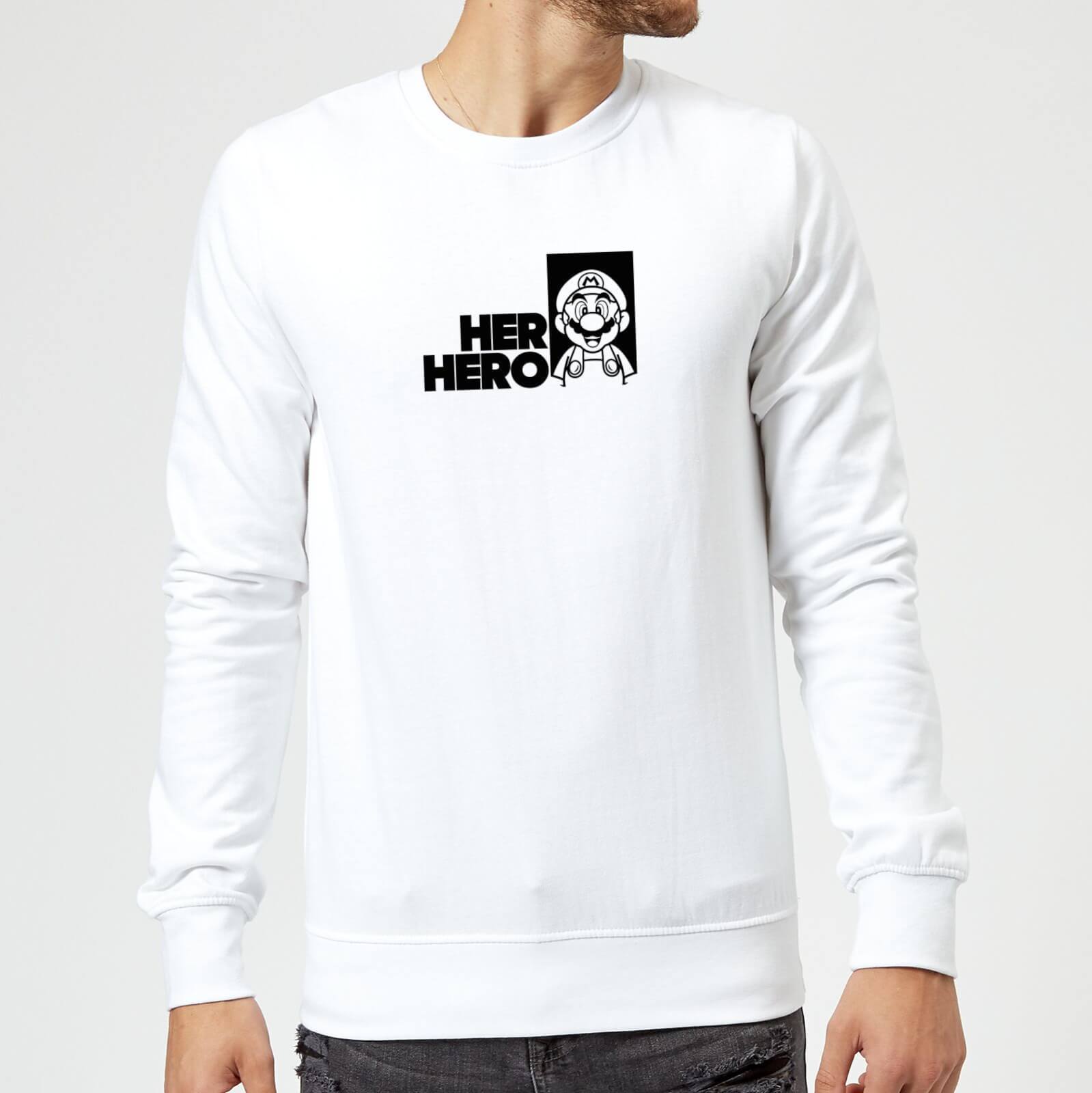 

Super Mario Her Hero Sweatshirt - White - L - Blanc