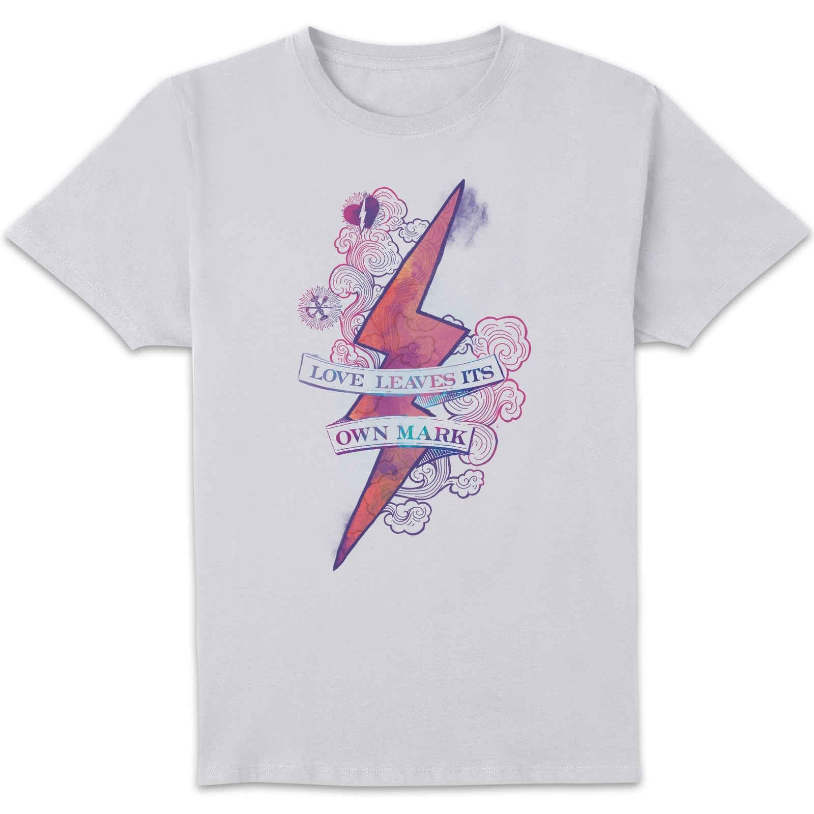 Harry Potter Love Leaves Its Own Mark Men's T-Shirt - White - M