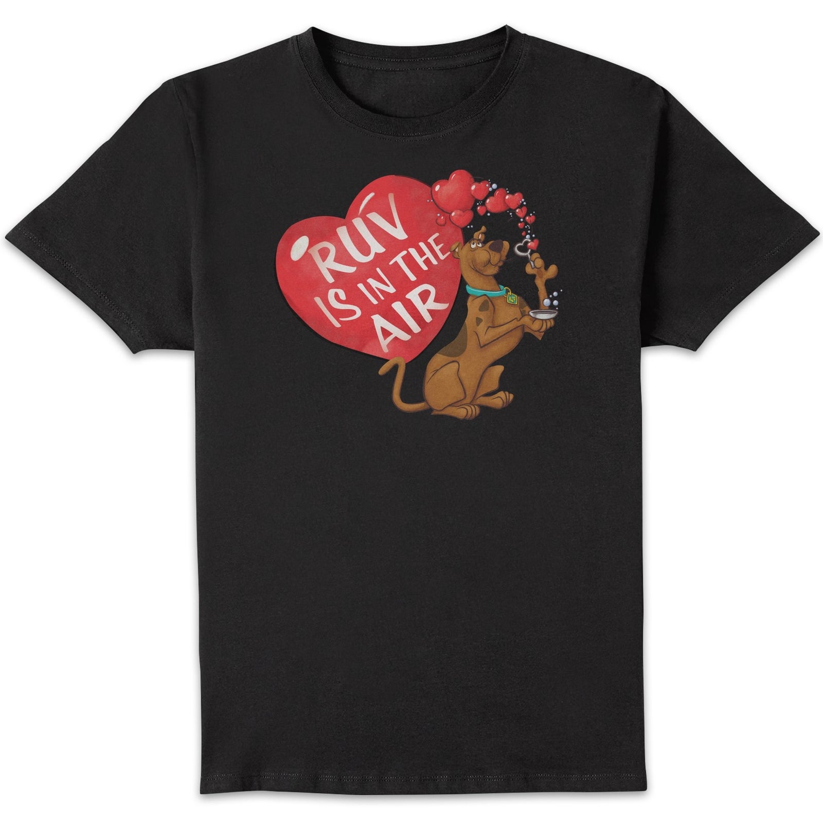 Scooby Doo Ruv Is In The Air Men's T-Shirt - Black - L