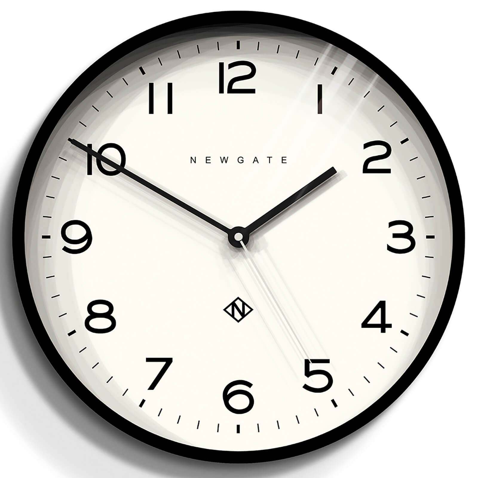 Newgate Clocks - Number Three Echo Wall Clock - Black