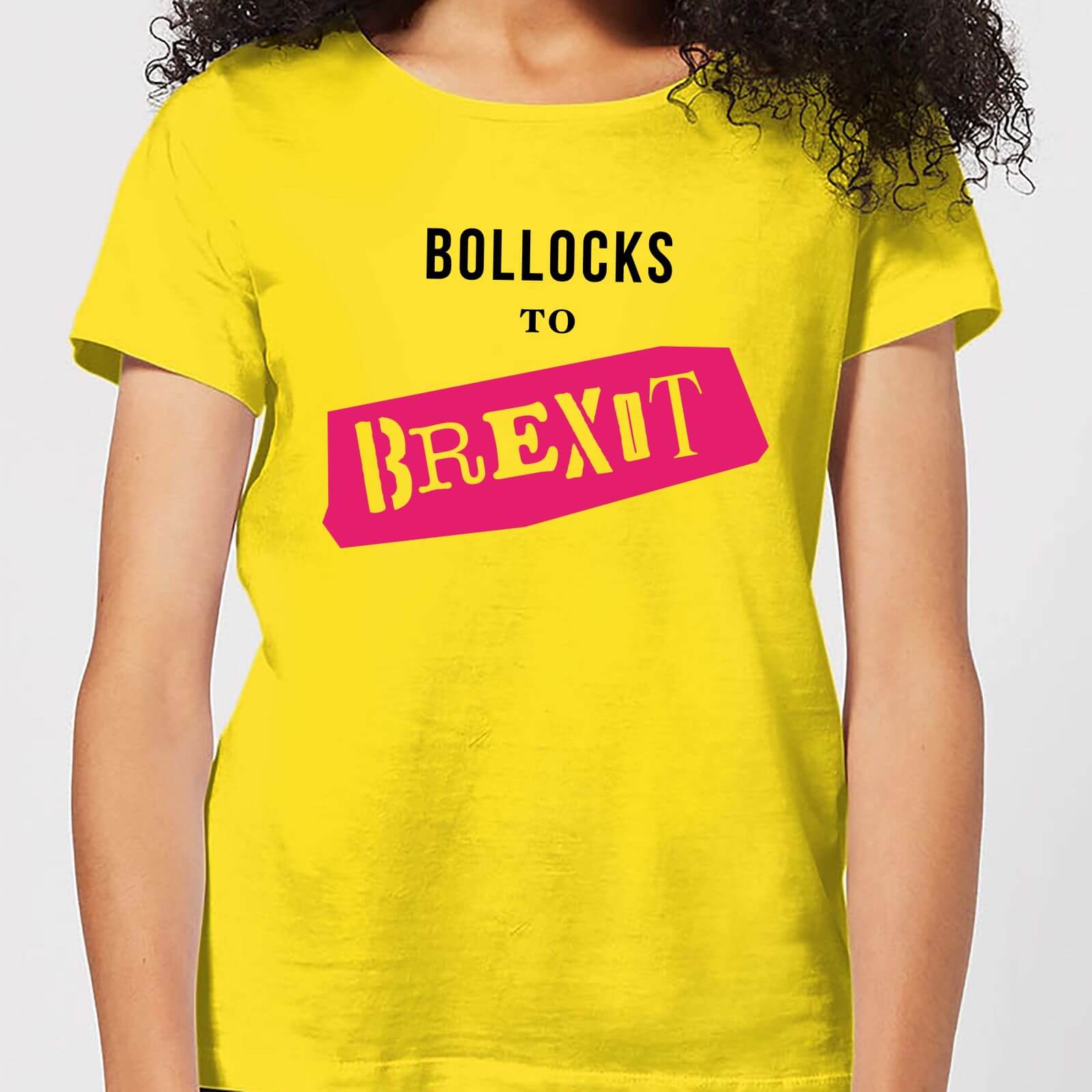 Bollocks To Brexit Women's T-Shirt - Yellow - S - Yellow