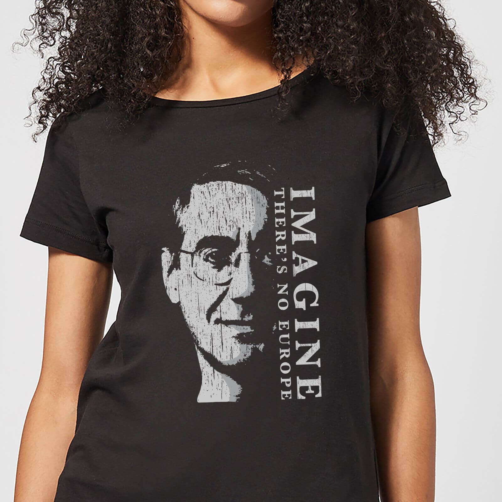 Imagine There's No Europe Women's T-Shirt - Black - S - Black