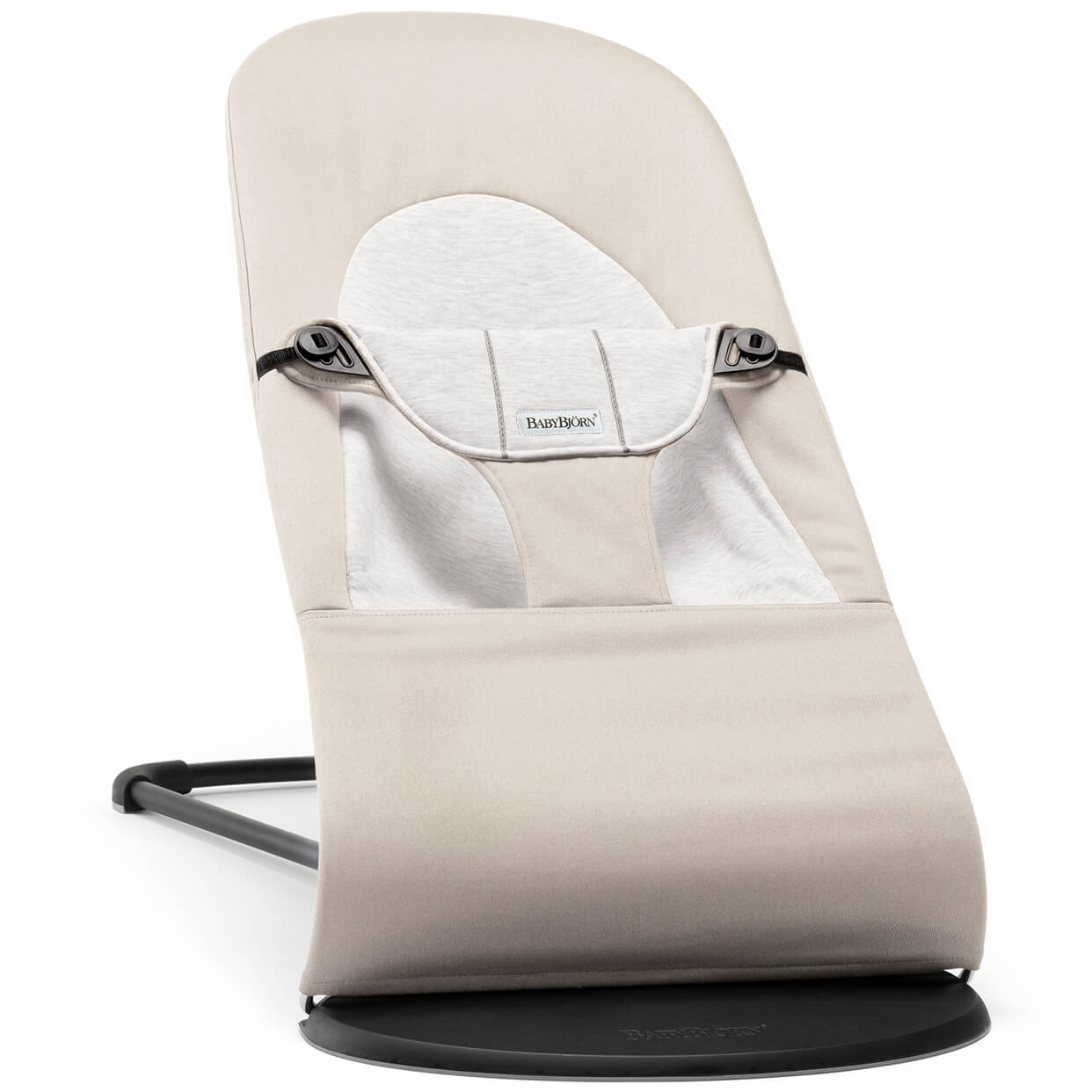 BABYBJORN Bouncer Balance Soft Cotton / Jersey - Beige and Grey