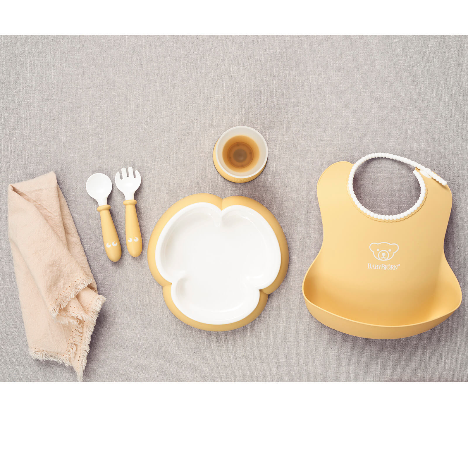 BABYBJÖRN Baby Dinner Set - Powder Yellow