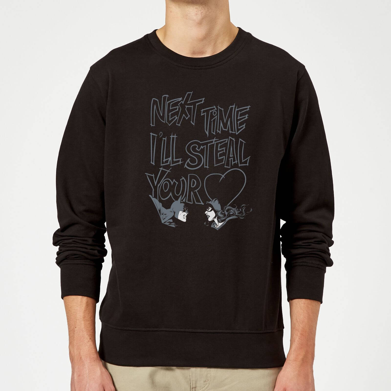 

Batman Steal Your Heart Sweatshirt - Black - M - Noir