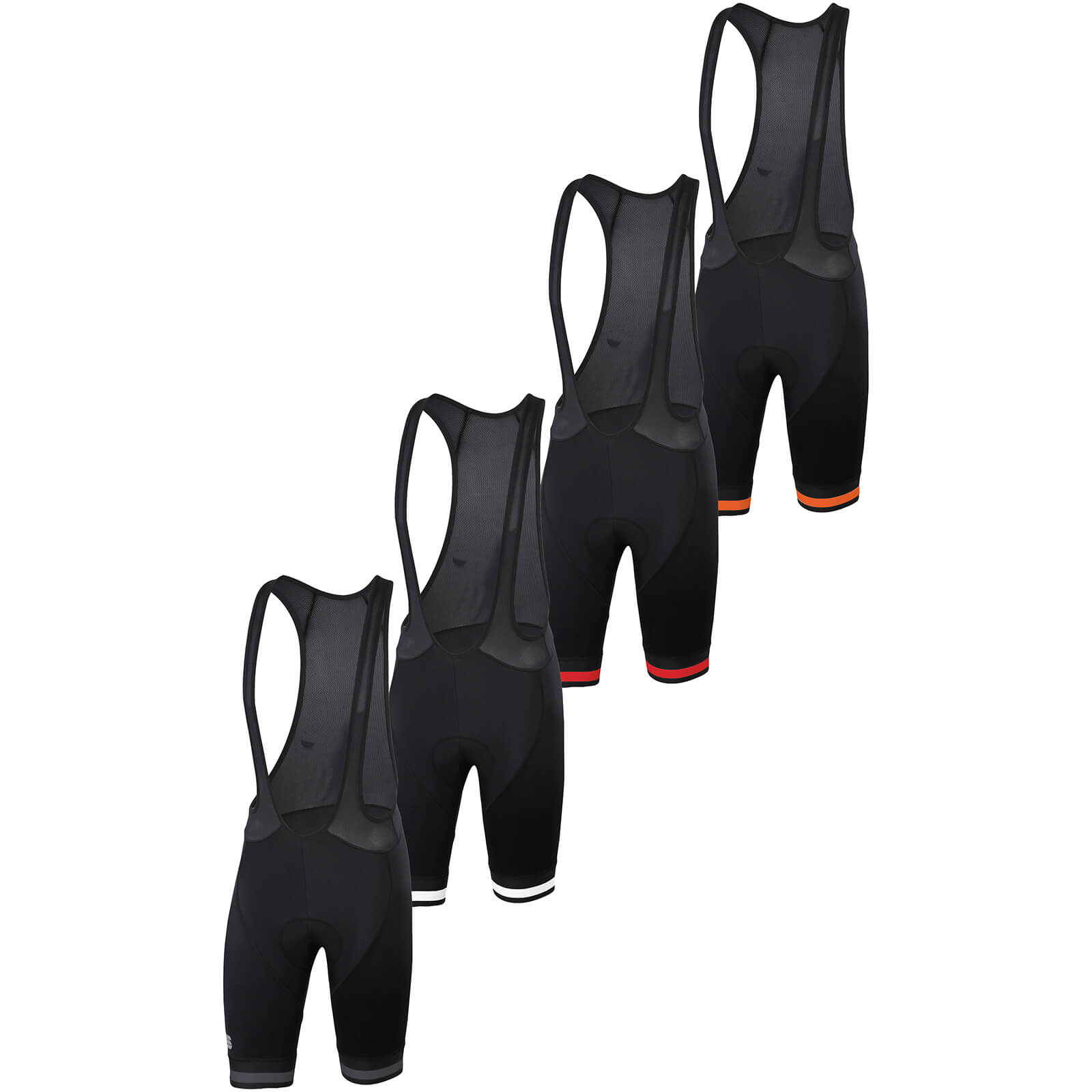 Sportful BodyFit Team Classic Bib Shorts - XL - Black/Red