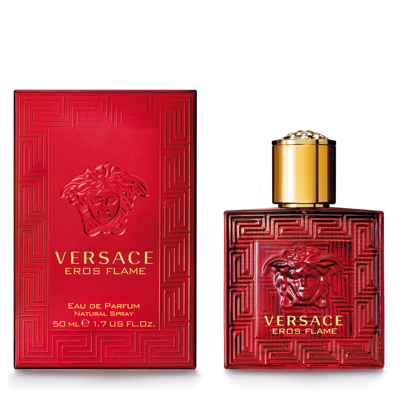 Image of Eau de Parfum Profumo Eros Flame Vapo Versace 50ml
