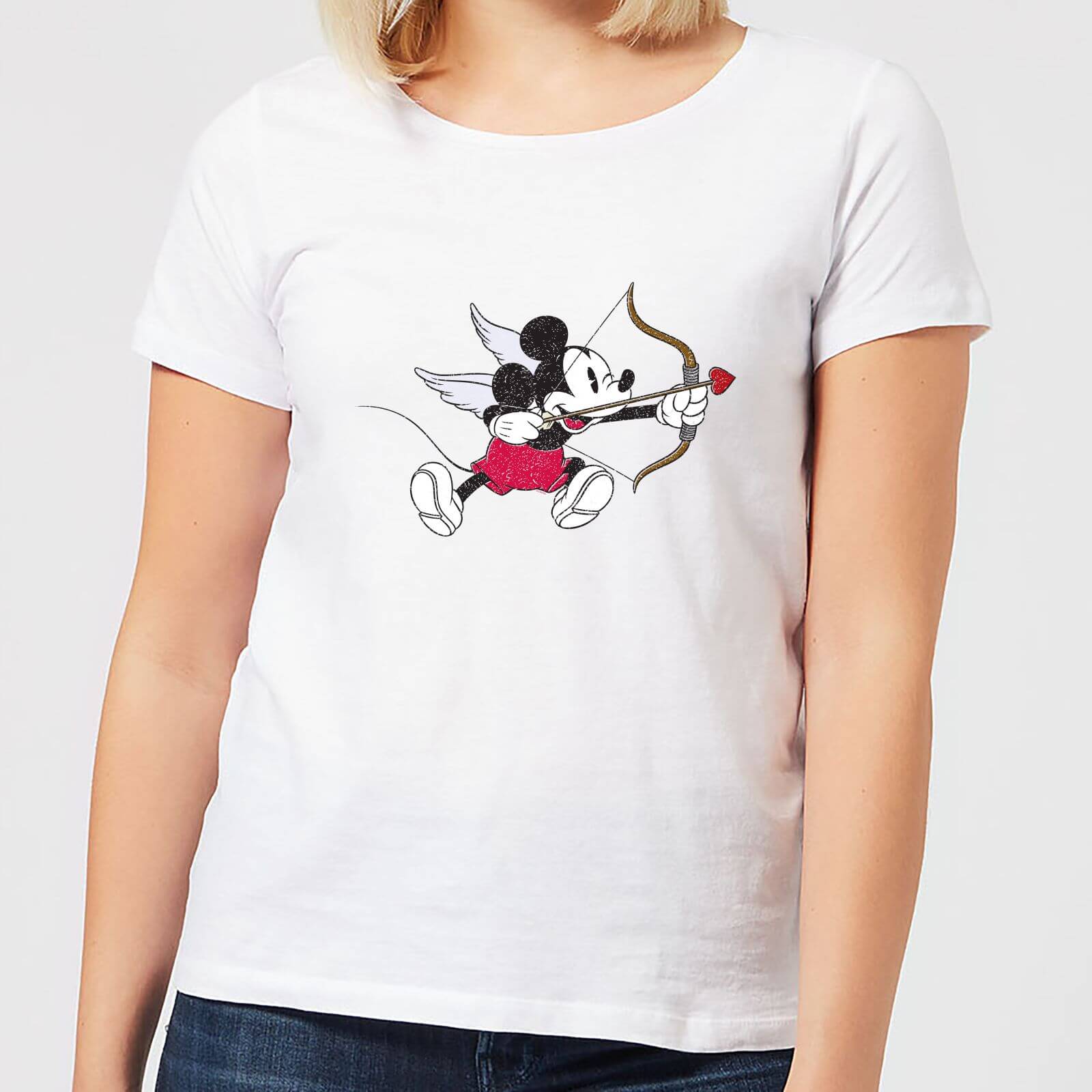 Disney Mickey Cupid Women's T-Shirt - White - XL - White