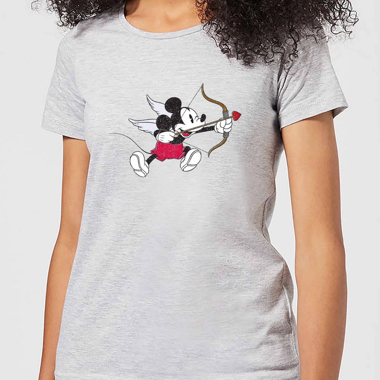 Disney Mickey Cupid Women's T-Shirt - Grey - XXL