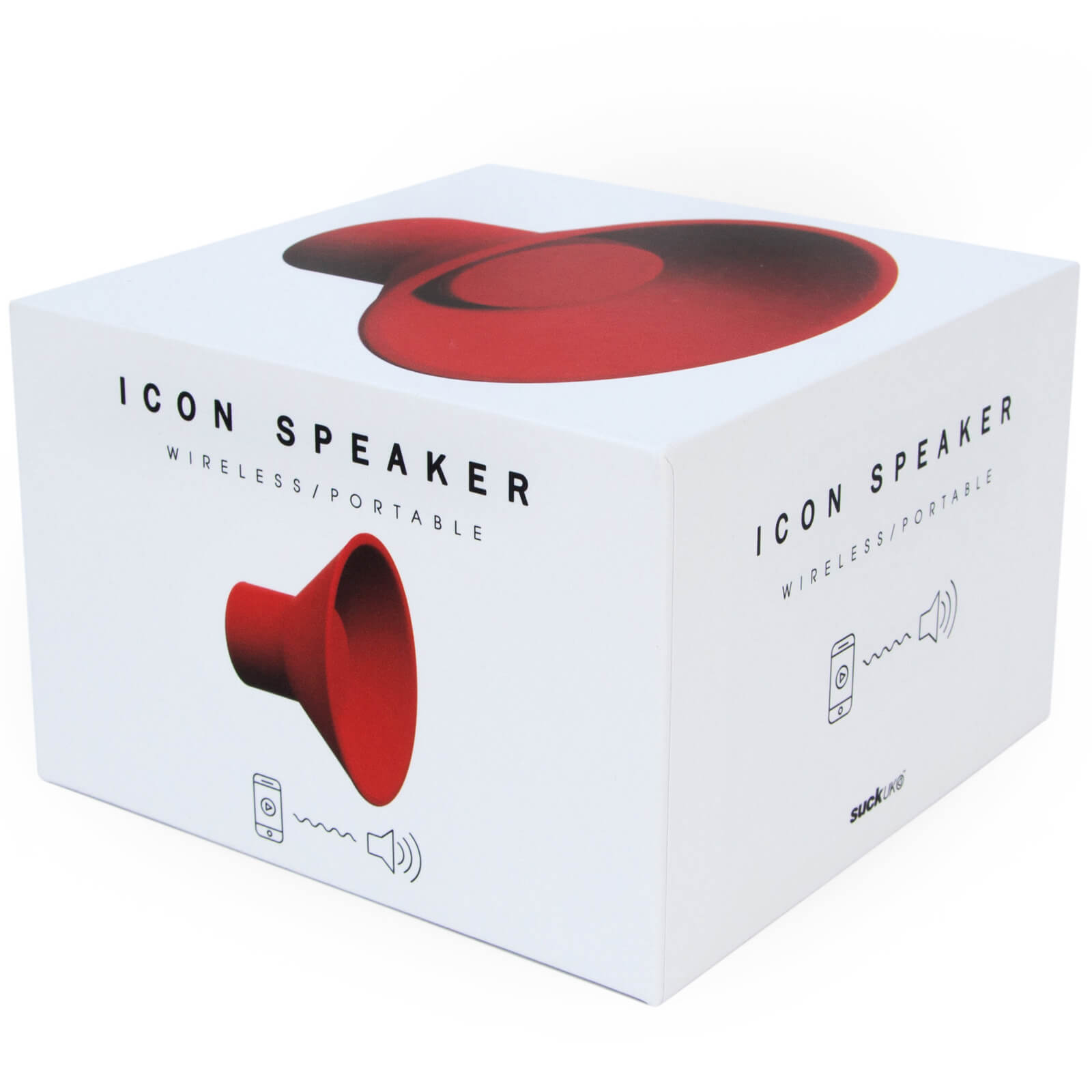 Wireless Icon Speaker - Red