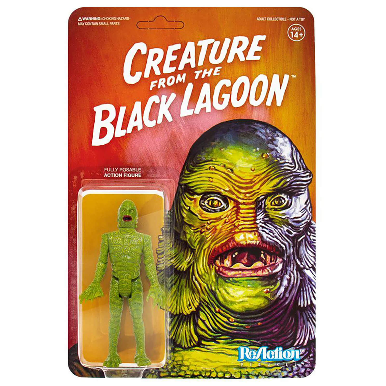 Figurine articulée Super7 Universal Monsters ReAction – Créature du Black Lagoon – 10 cm