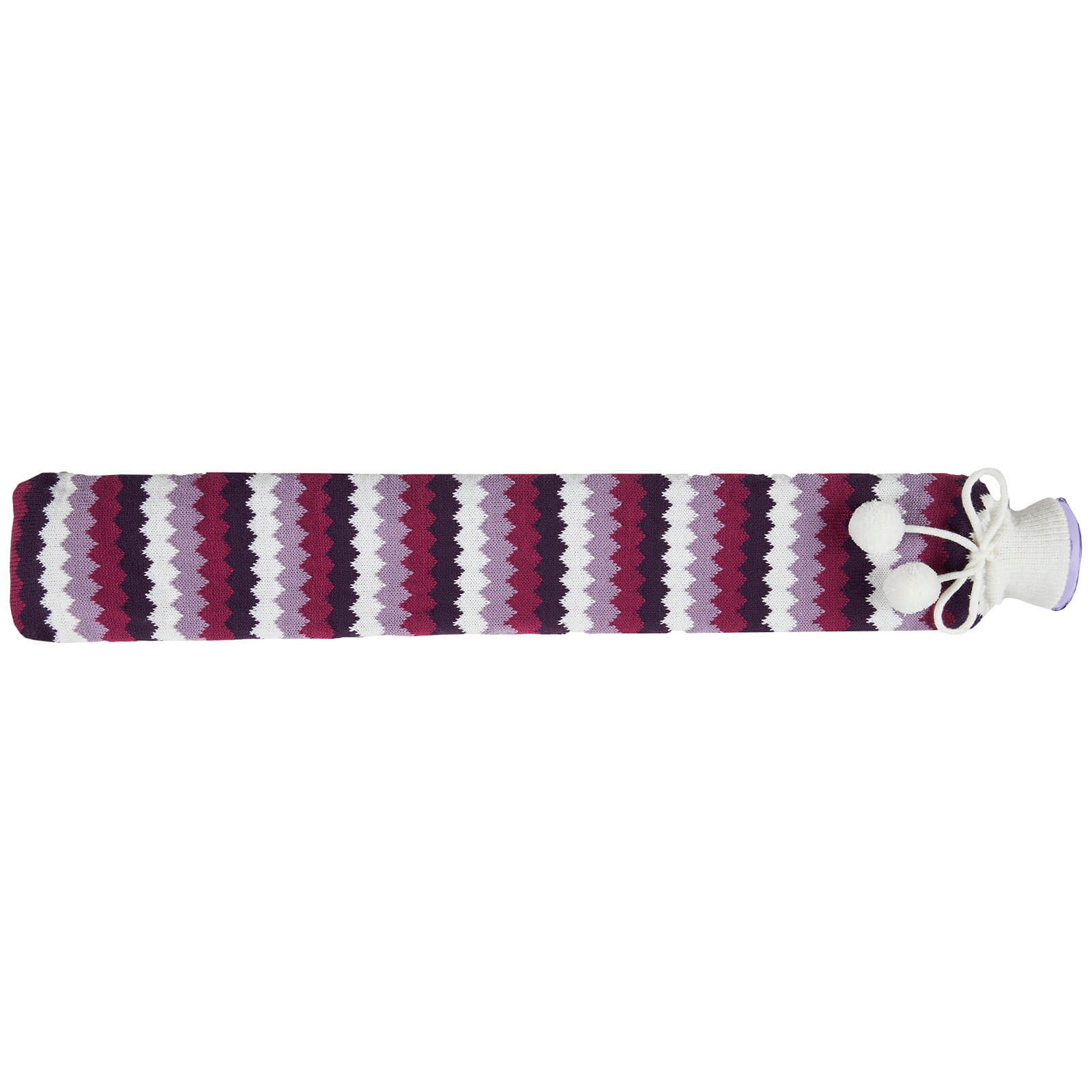 Click to view product details and reviews for Warmies Extra Long Hot Water Bottle Purple Chevron.