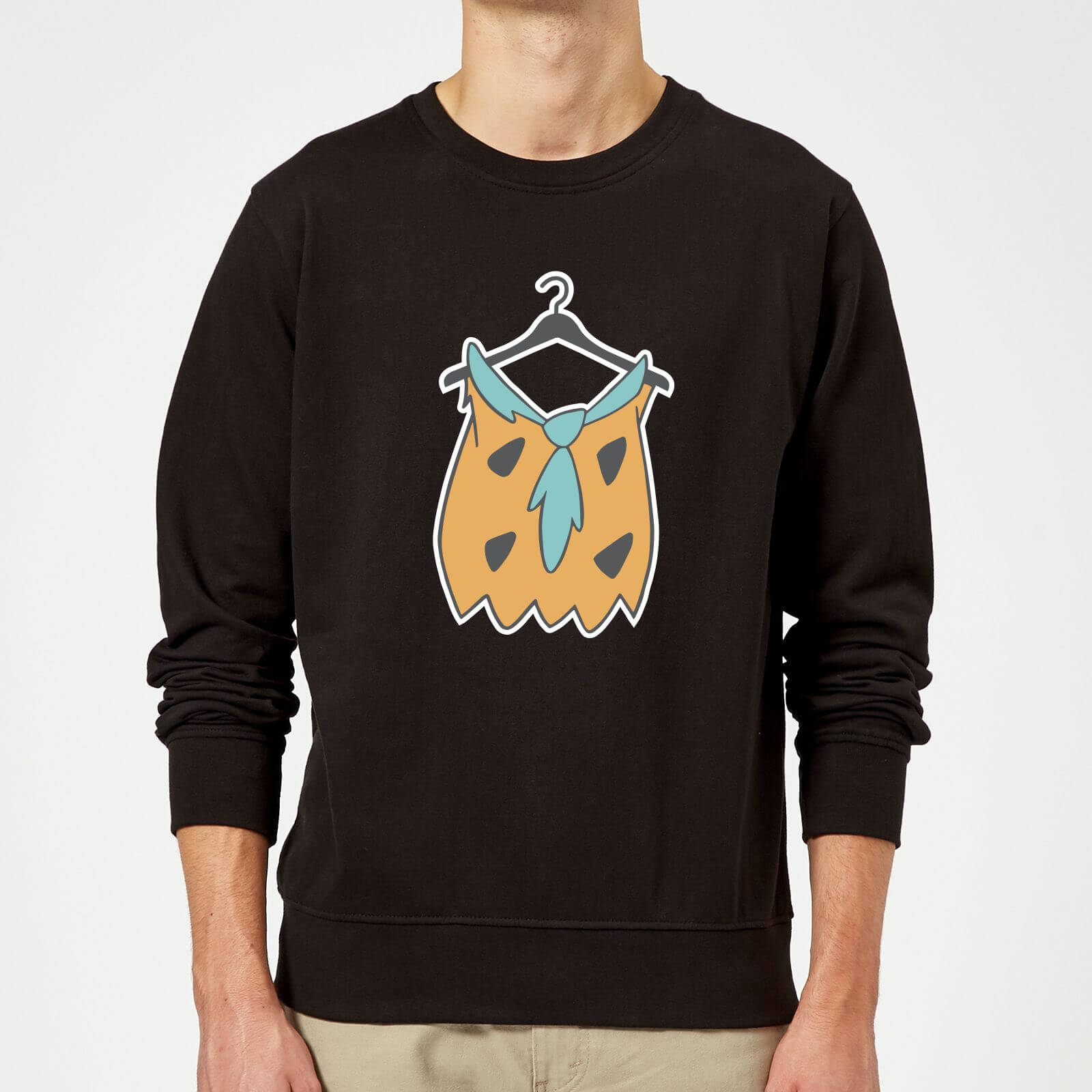 The Flintstones Fred Shirt Sweatshirt - Black - L - Black