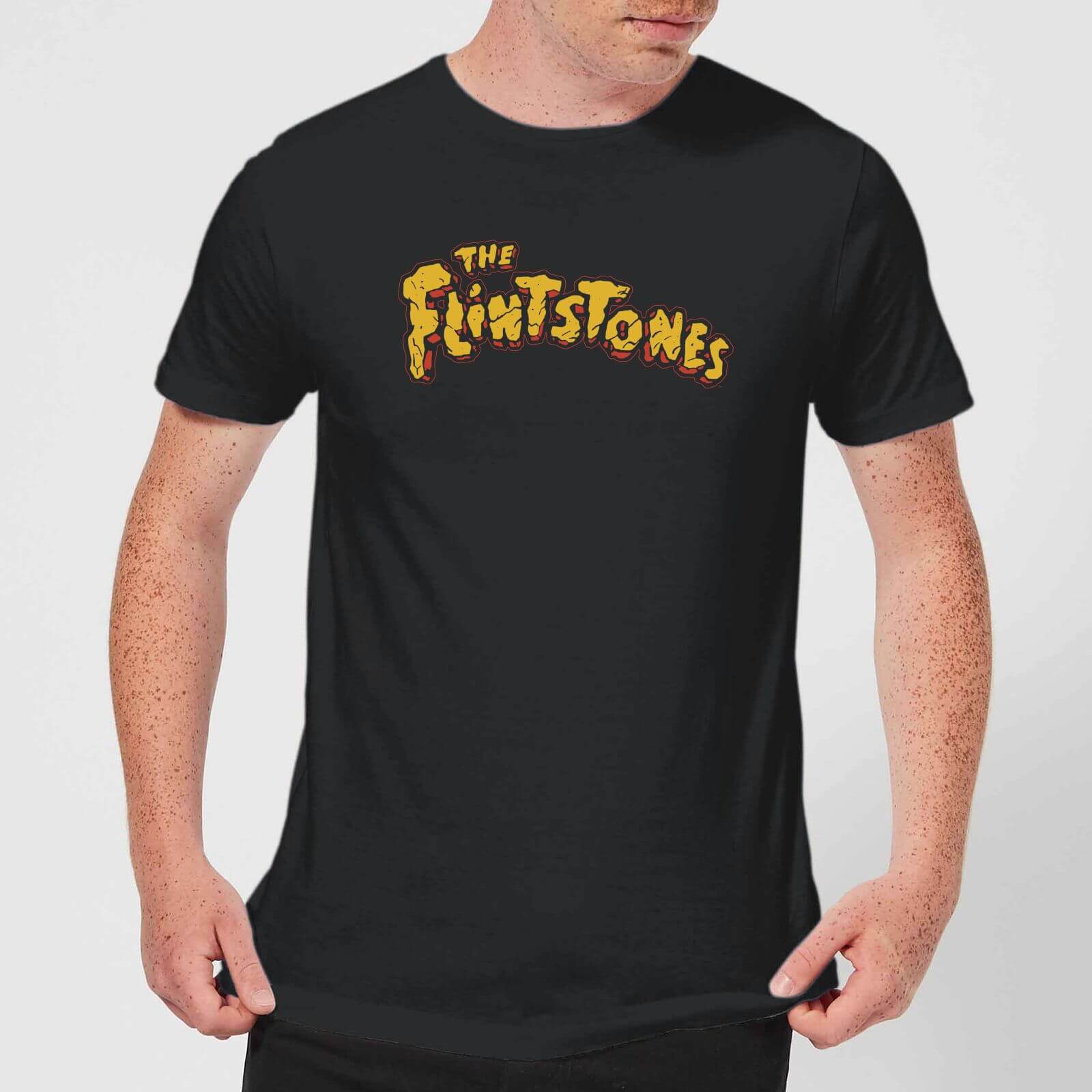 The Flintstones Logo Men's T-Shirt - Black - M