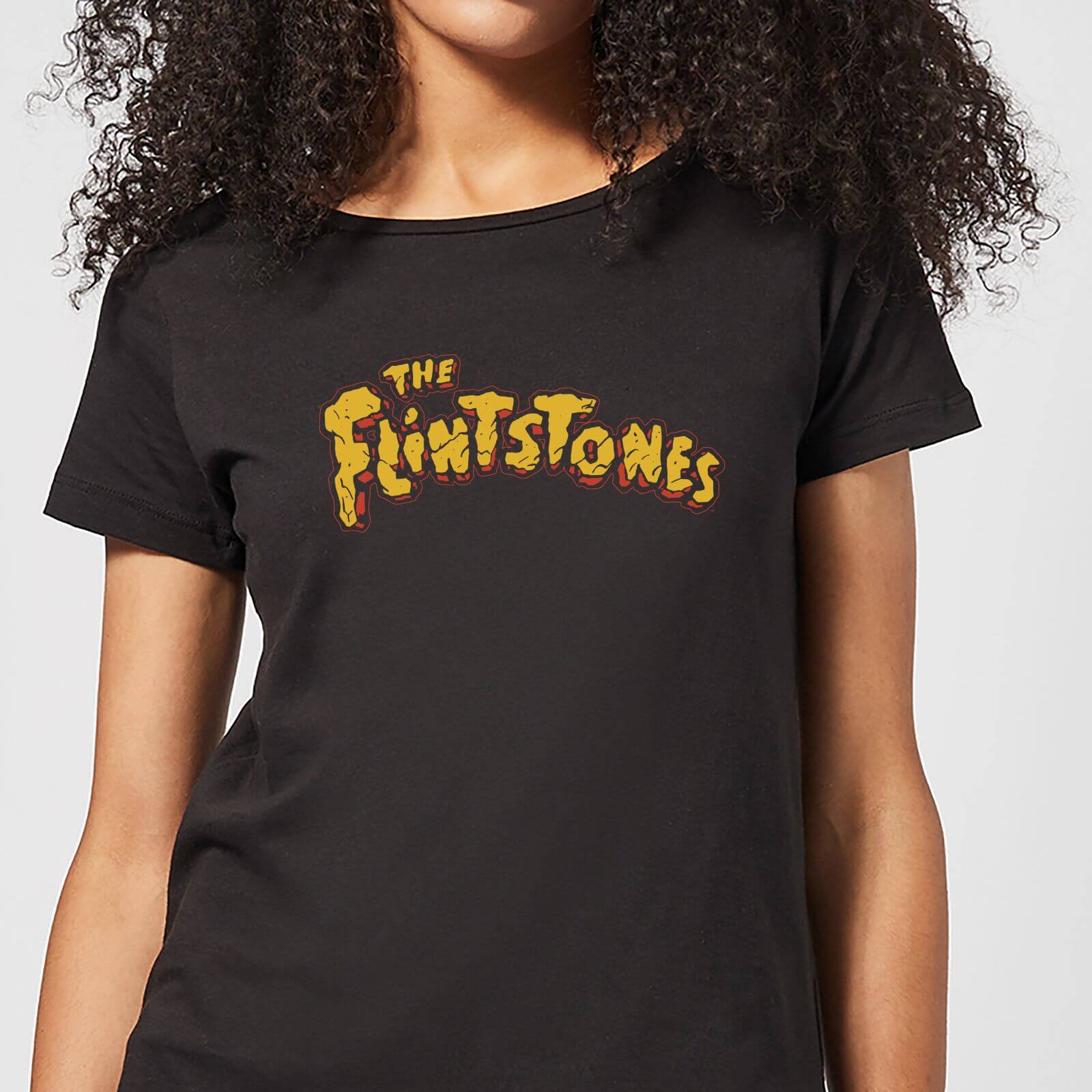 The Flintstones Logo Women's T-Shirt - Black - XXL - Black