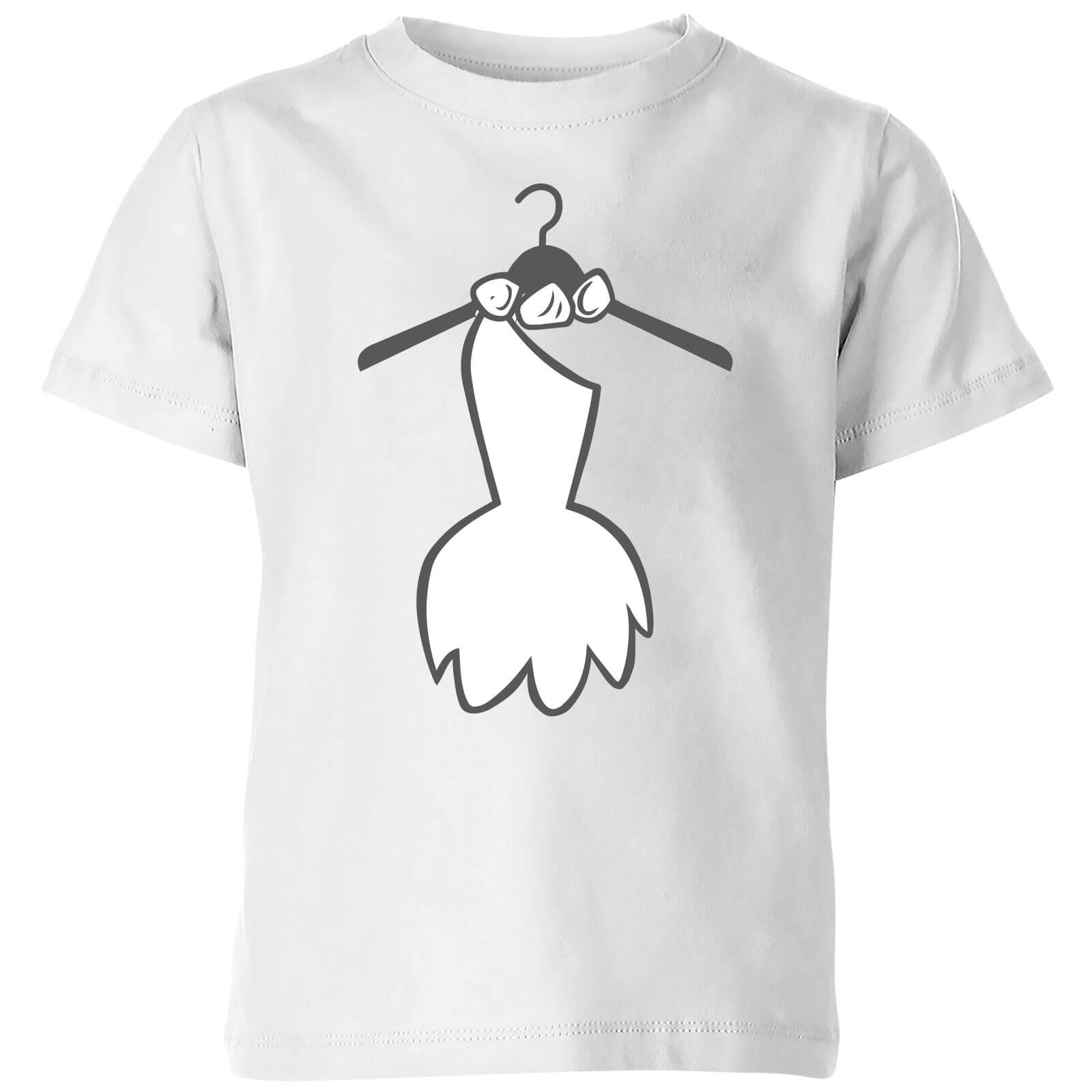 The Flintstones Wilma Dress Kids' T-Shirt - White - 122/128 (7-8 jaar) - Wit