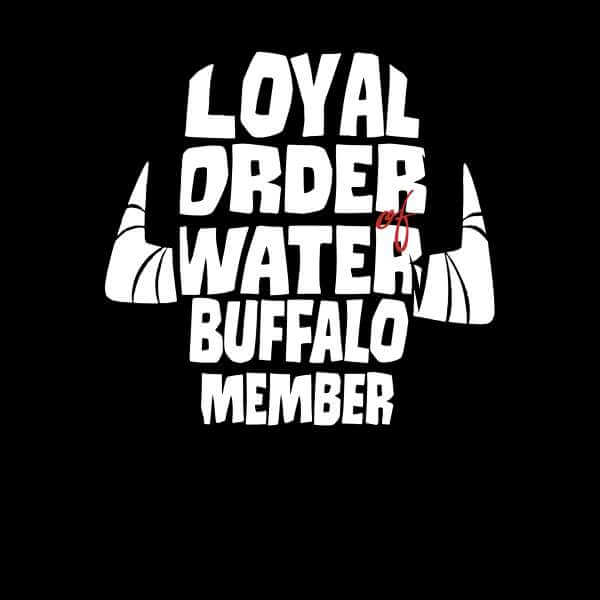 Hanna Barbera Herren The Flintstones Loyal Order Of Water Buffalo Member Hoodie | Black | XXL | Schwarz