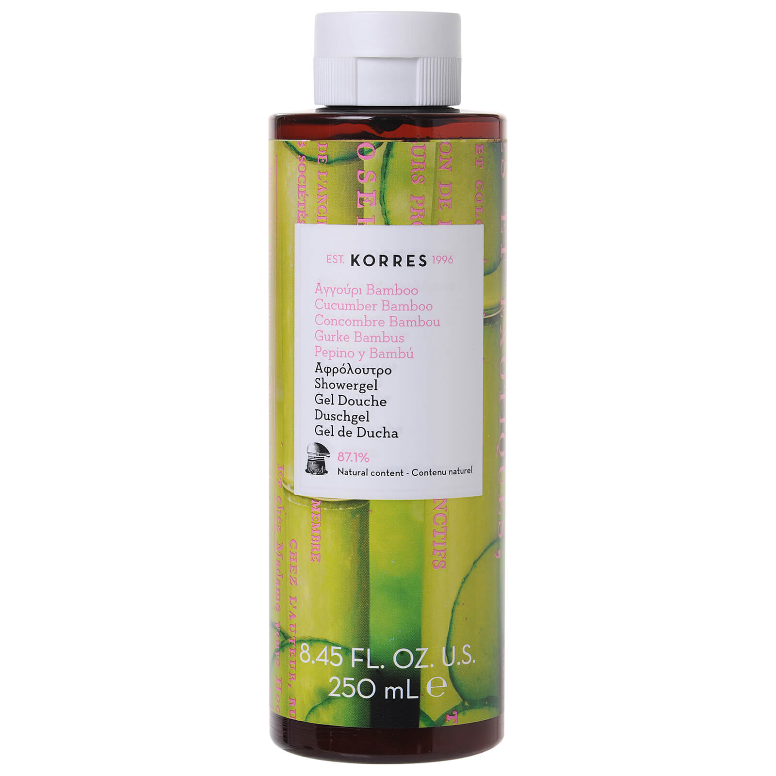 

KORRES Natural Cucumber Bamboo Shower Gel 250ml