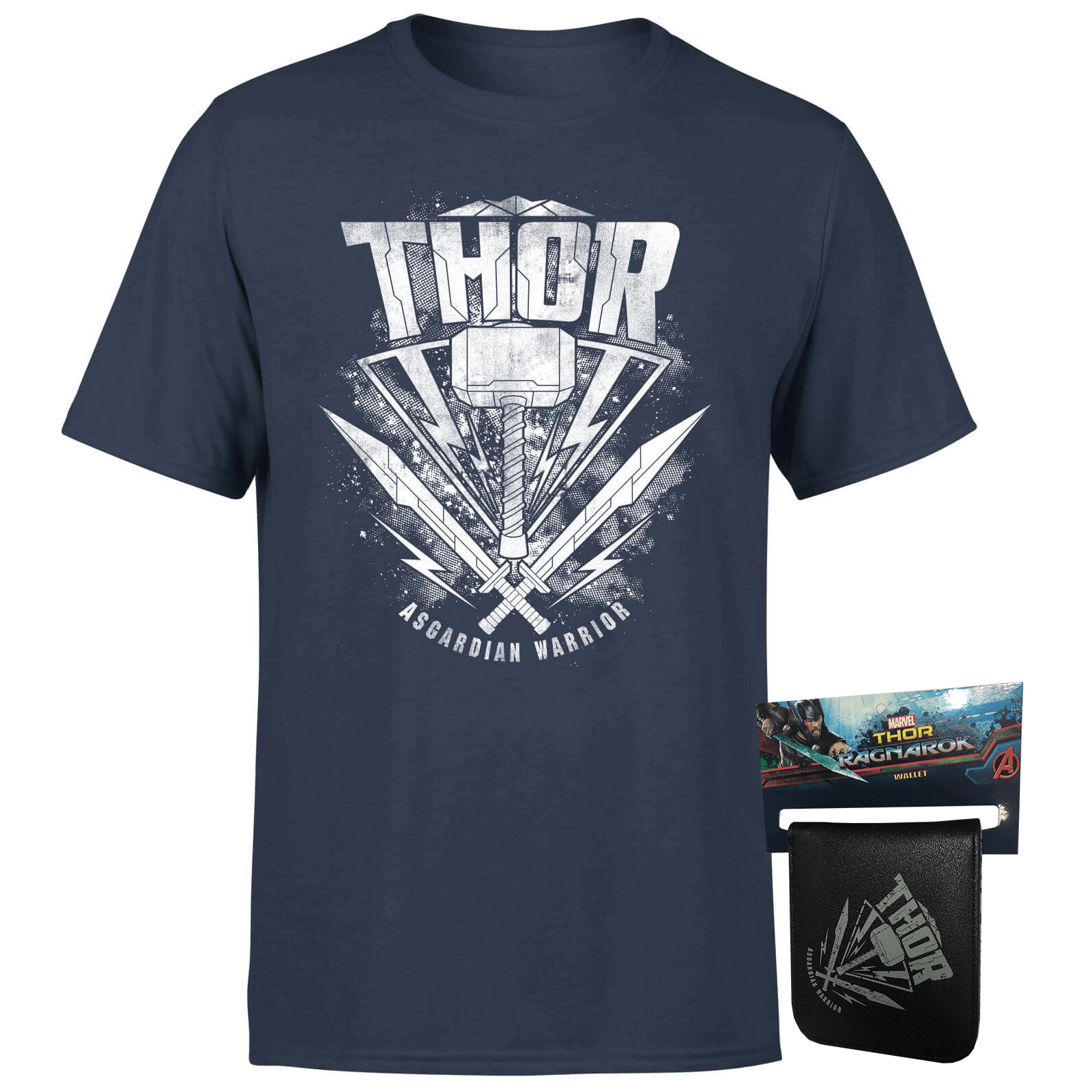 Thor T-Shirt & Wallet Bundle - Women's - L - Navy