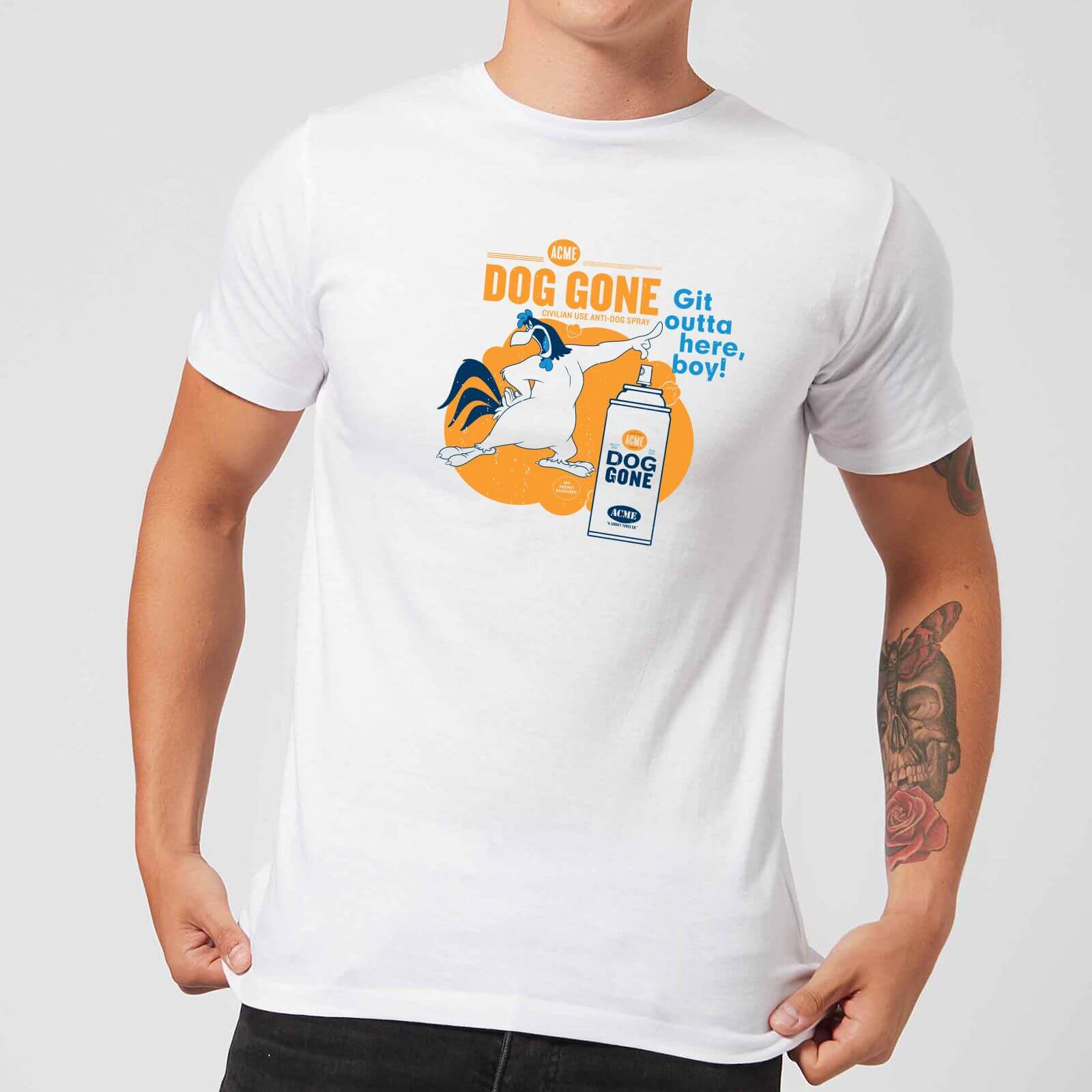 Looney Tunes ACME Dog Gone Men's T-Shirt - White - S - Weiß