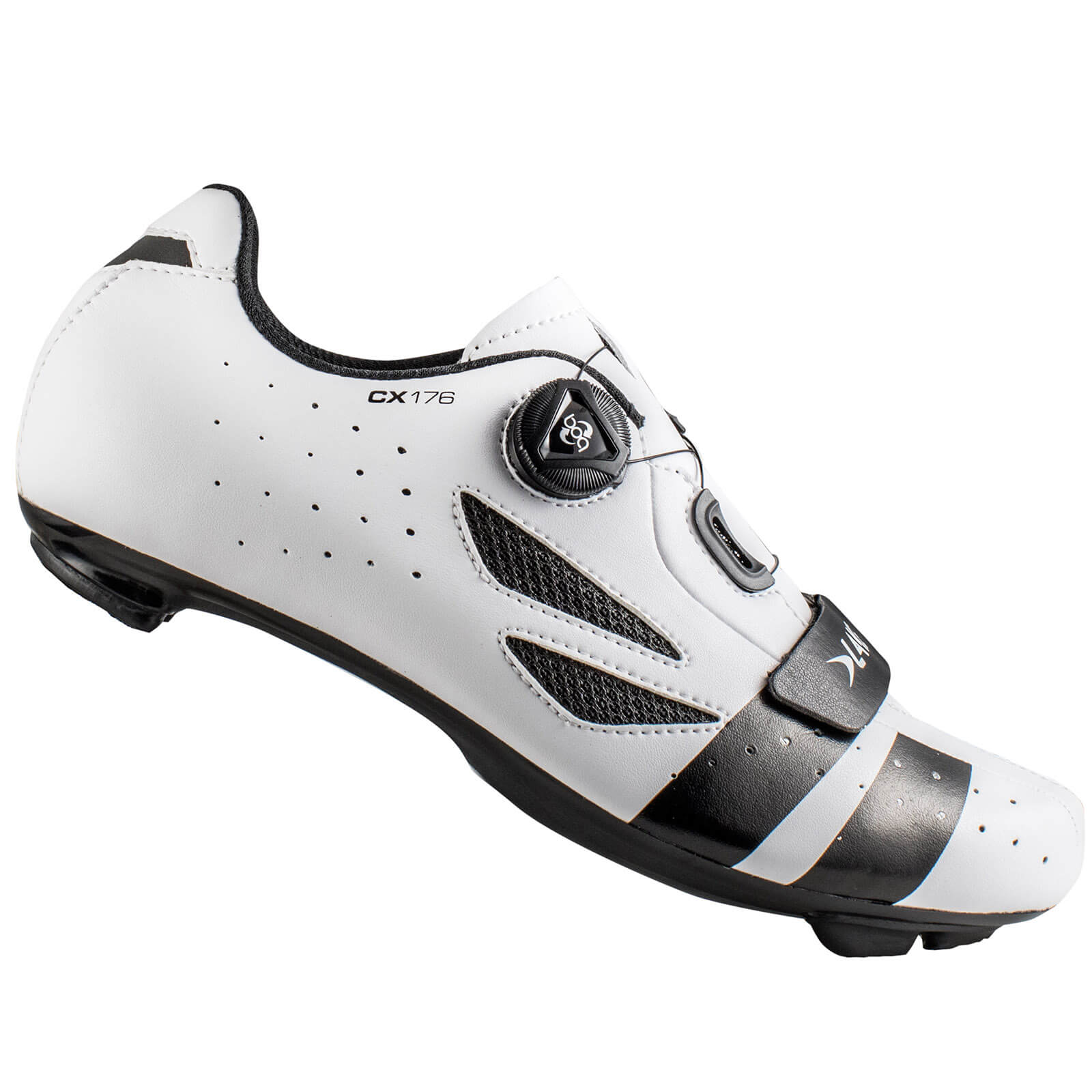 Lake CX176 Road Shoes - White/Black - EU 44