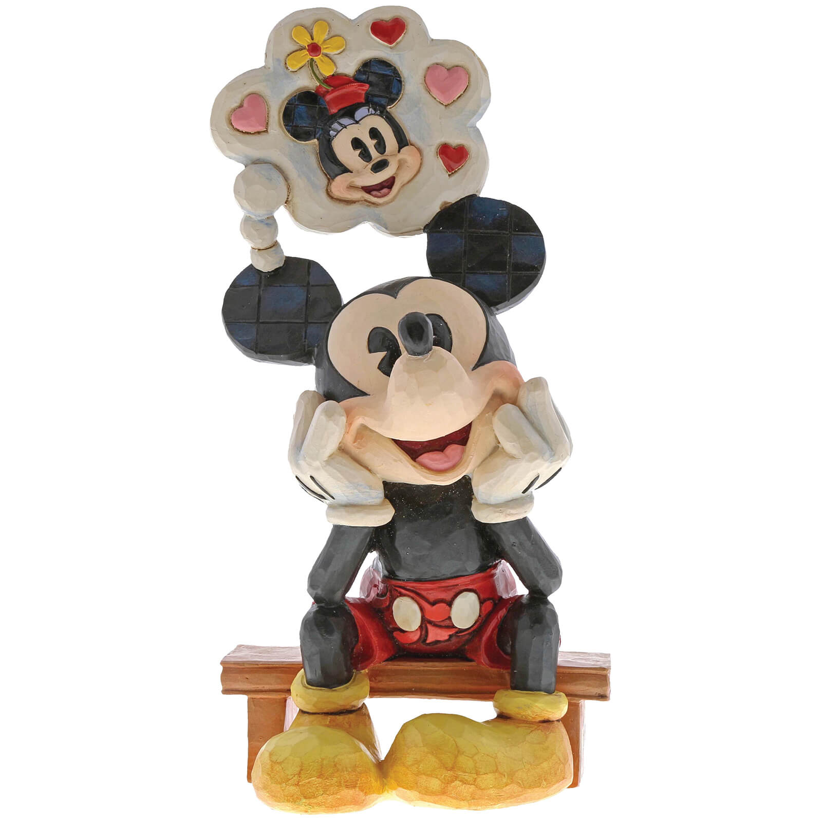 Figurita Mickey Mouse con idea 15,5 cm Disney Traditions Thinking of You