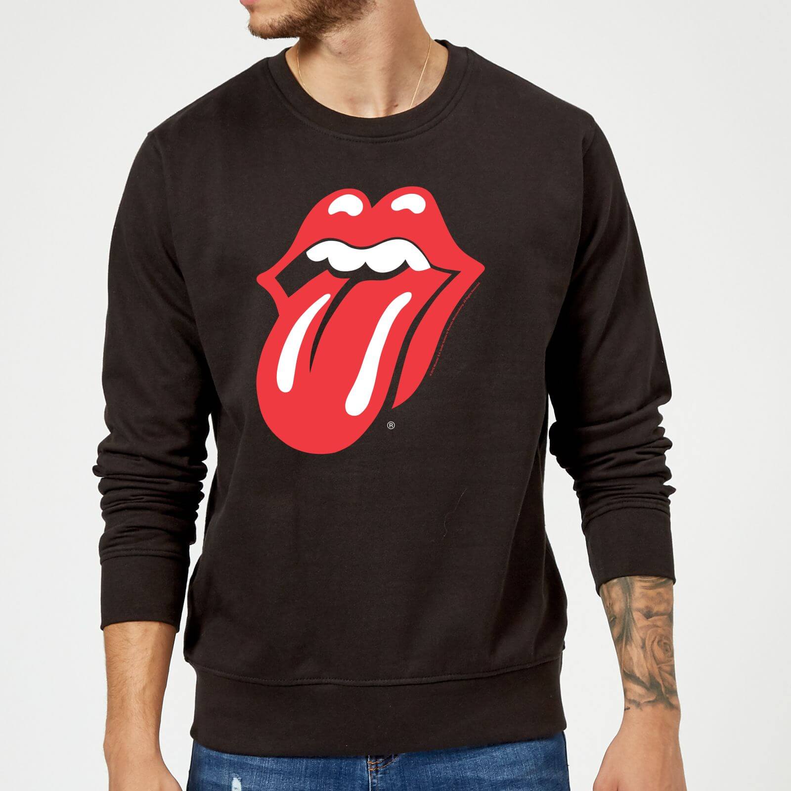 Rolling Stones Classic Tongue Sweatshirt - Black - S