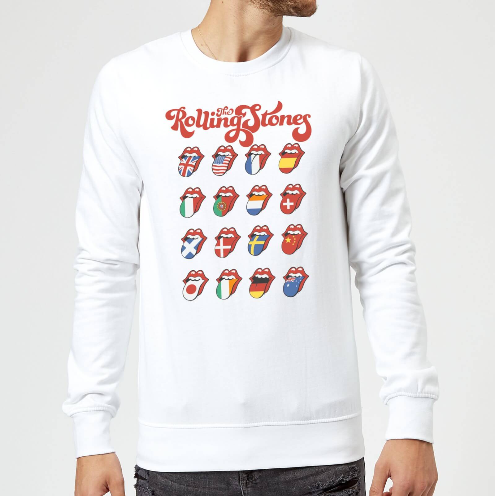 Rolling Stones International Licks Sweatshirt - White - S - White