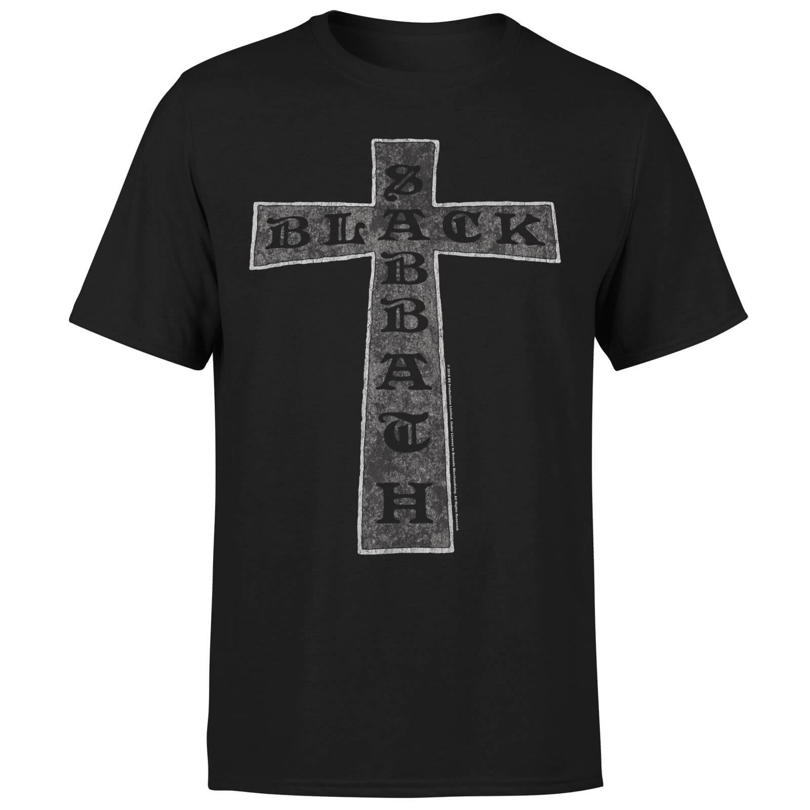 Black Sabbath Cross Men's T-Shirt - Black - XS