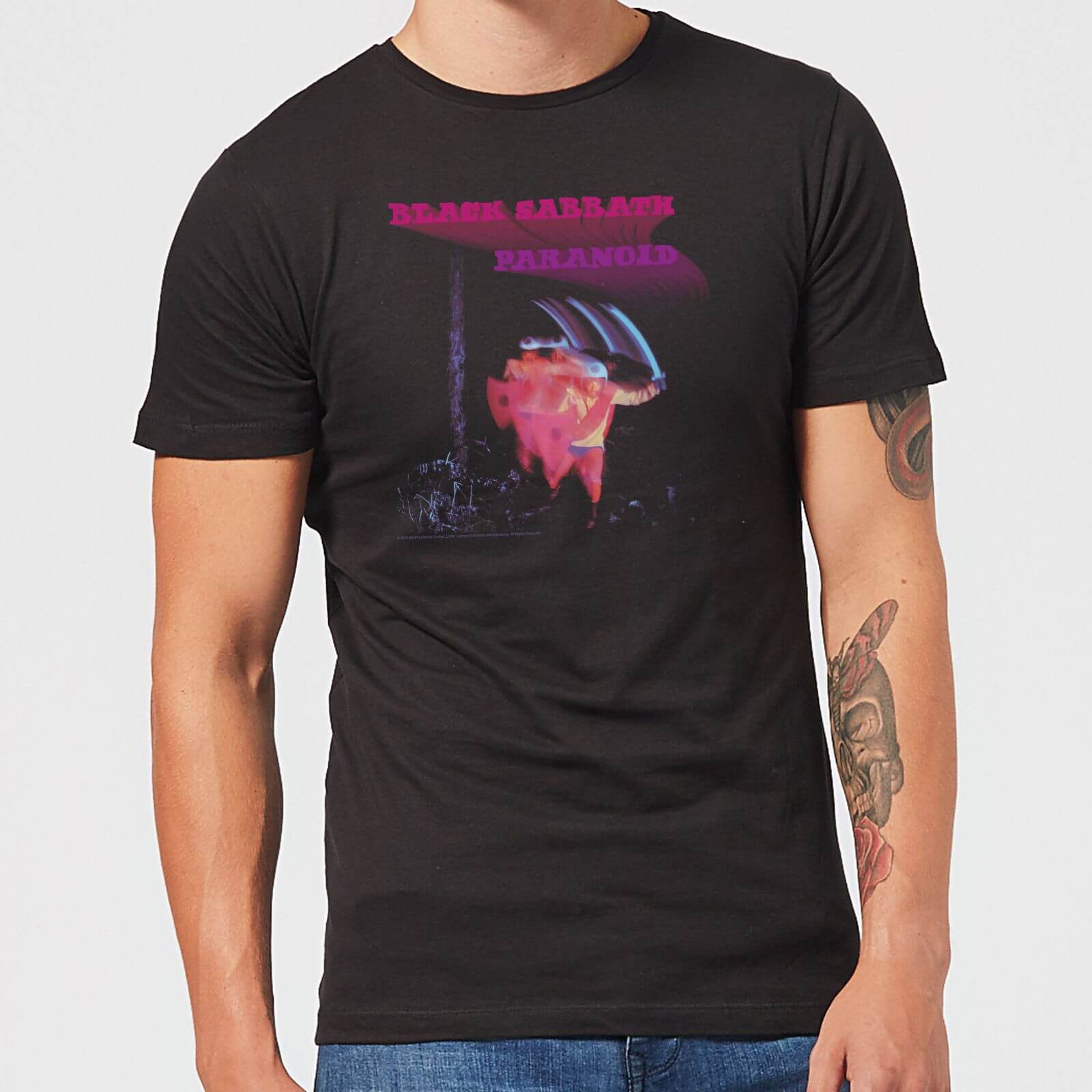 black sabbath paranoid t shirt