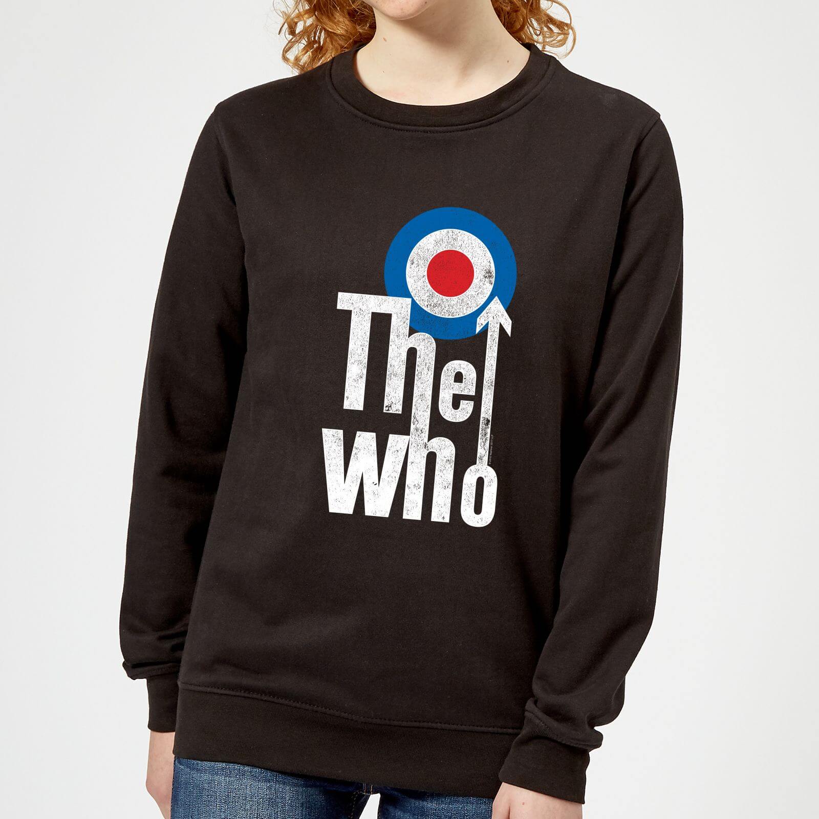 The Who Target Logo Women's Sweatshirt - Black - XL - Black