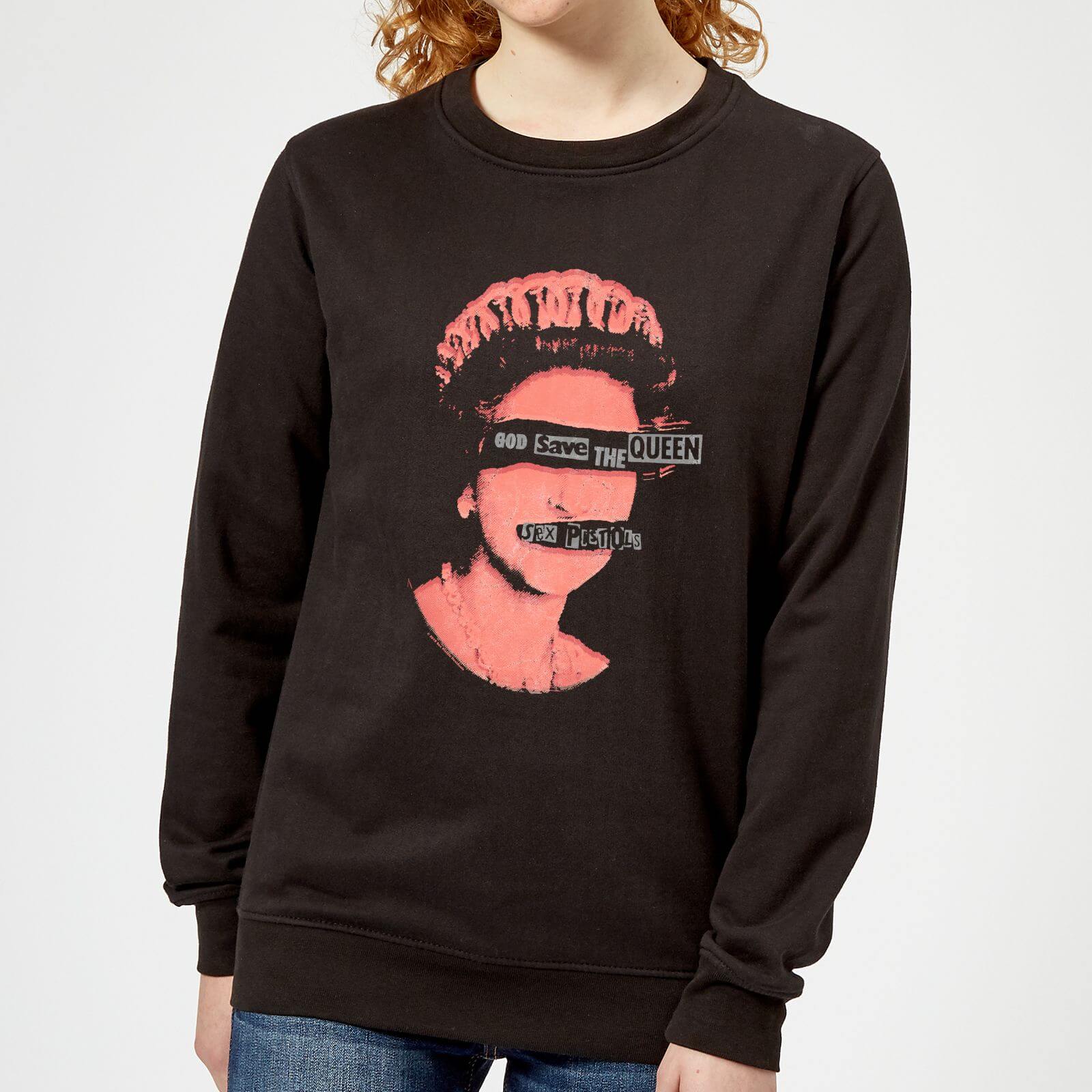 

Sex Pistols God Save The Queen Women's Sweatshirt - Black - XS - Nero
