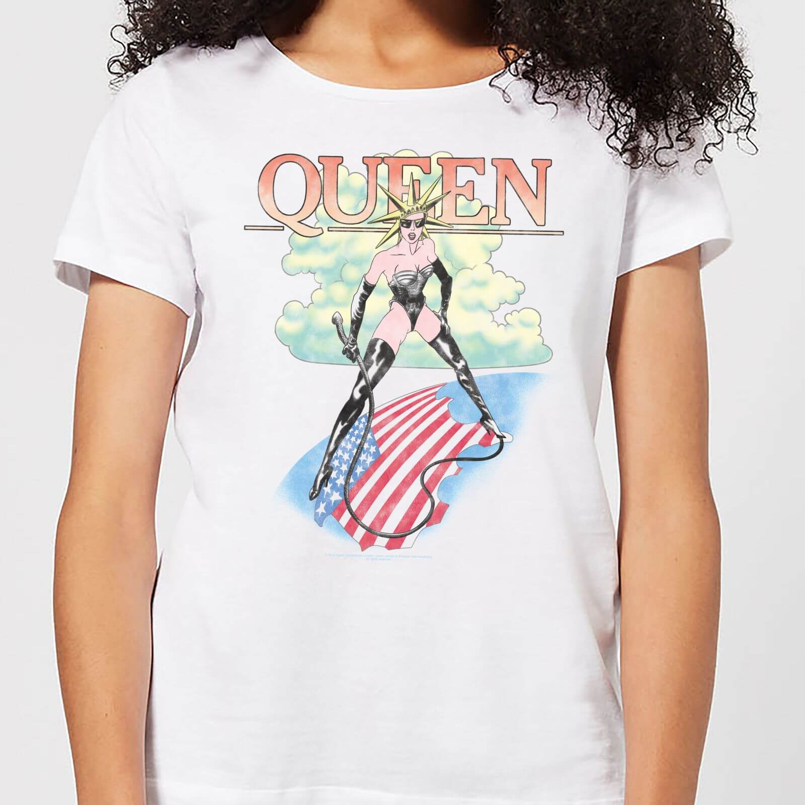 Queen Vintage Tour Women's T-Shirt - White - L