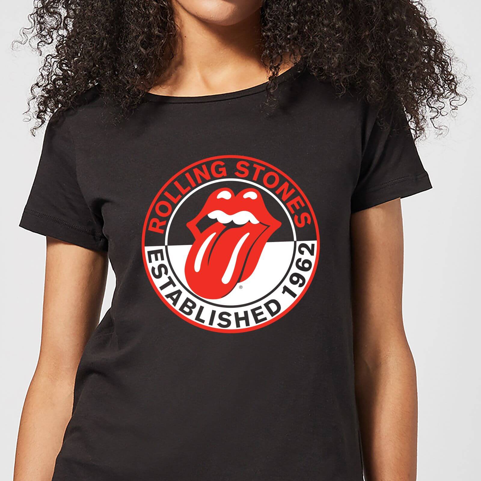 Rolling Stones Est 62 Women's T-Shirt - Black - XL - Black