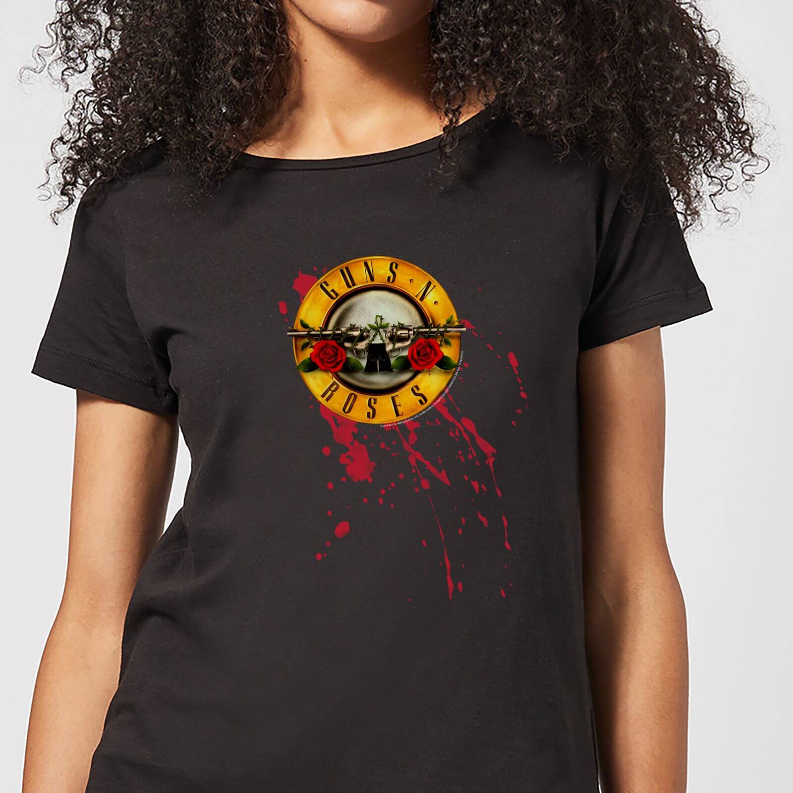 Guns N Roses Bloody Bullet Women's T-Shirt - Black - L - Black