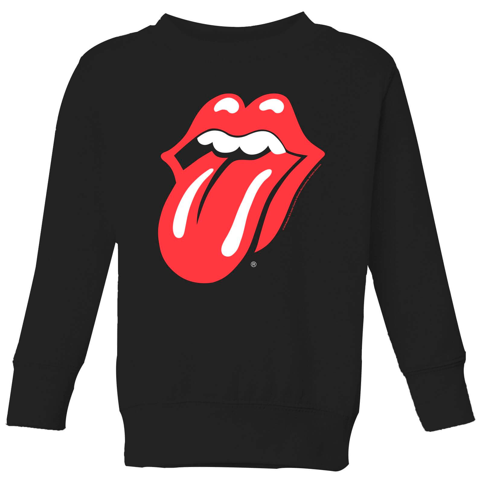 Rolling Stones Classic Tongue Kids' Sweatshirt - Black - 3-4 Years - Black