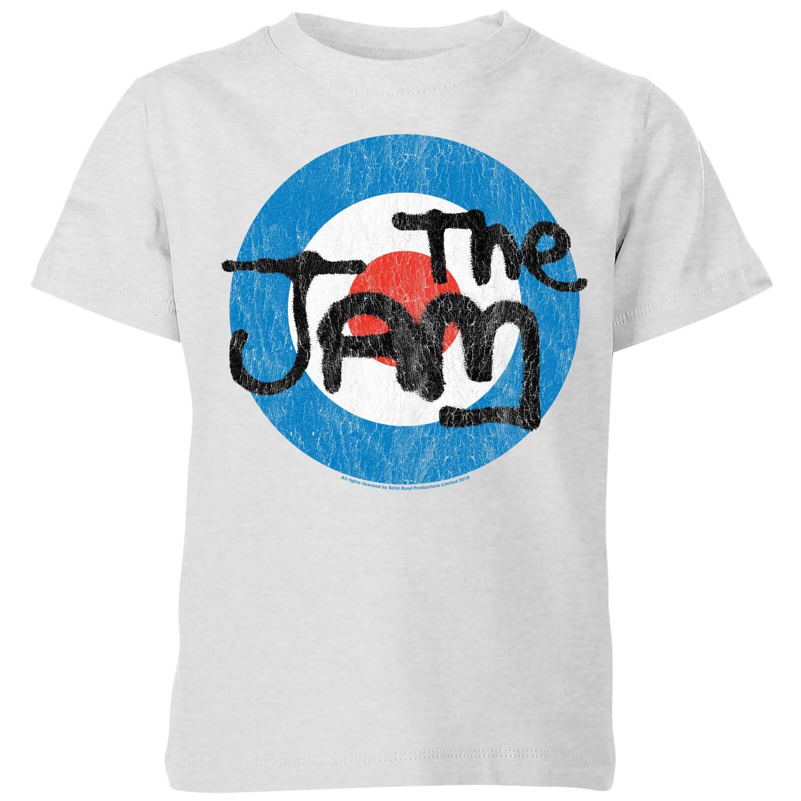 The Jam Target Logo Kids' T-Shirt - Grey - 3-4 Years