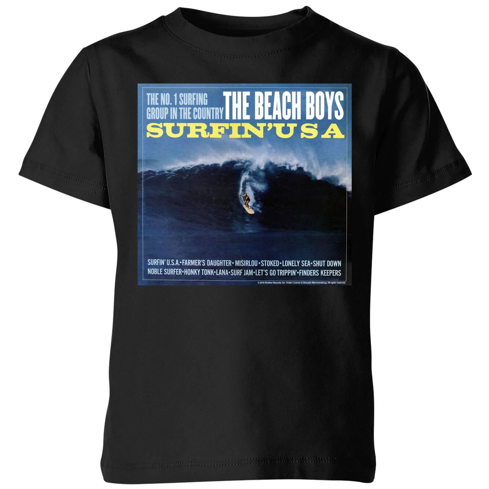 The Beach Boys Surfin USA Kids' T-Shirt - Black - 7-8 Years - Black