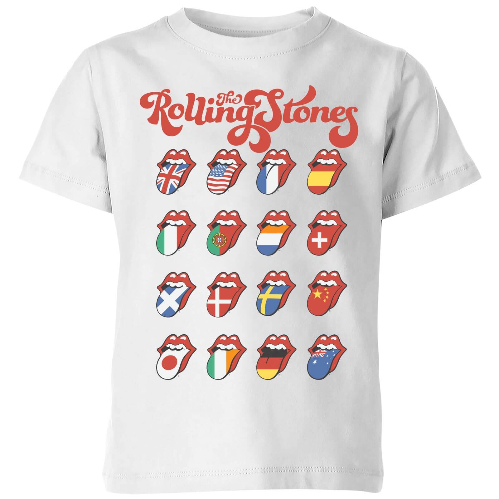 Rolling Stones International Licks Kids' T-Shirt - White - 11-12 Years - White