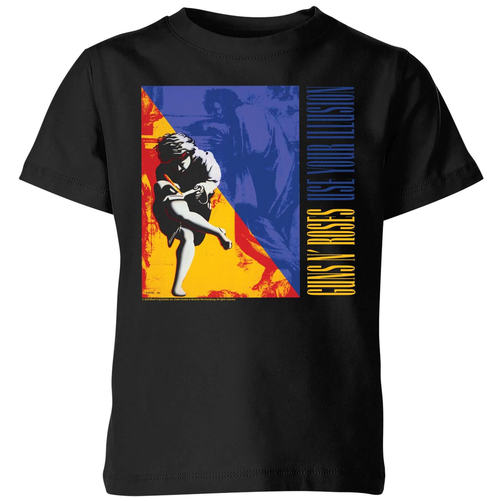 Guns N Roses Use Your Illusion Kids' T-Shirt - Black - 7-8 Years - Black